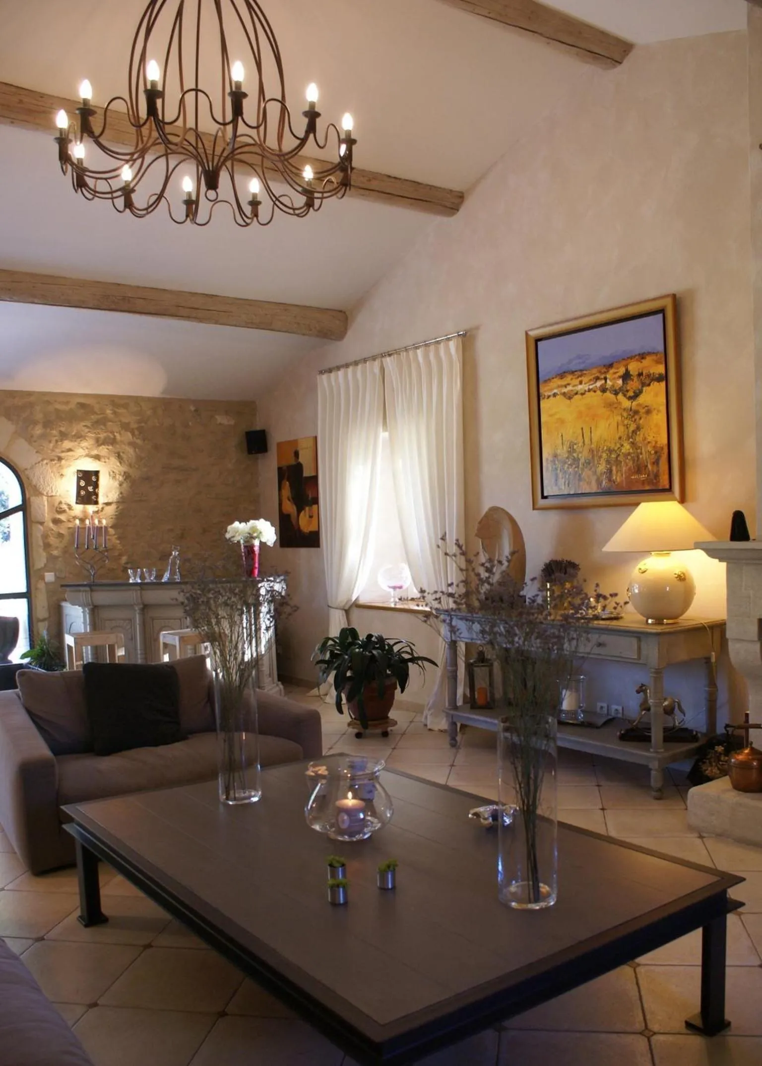 Living room in Mas de Chantounette