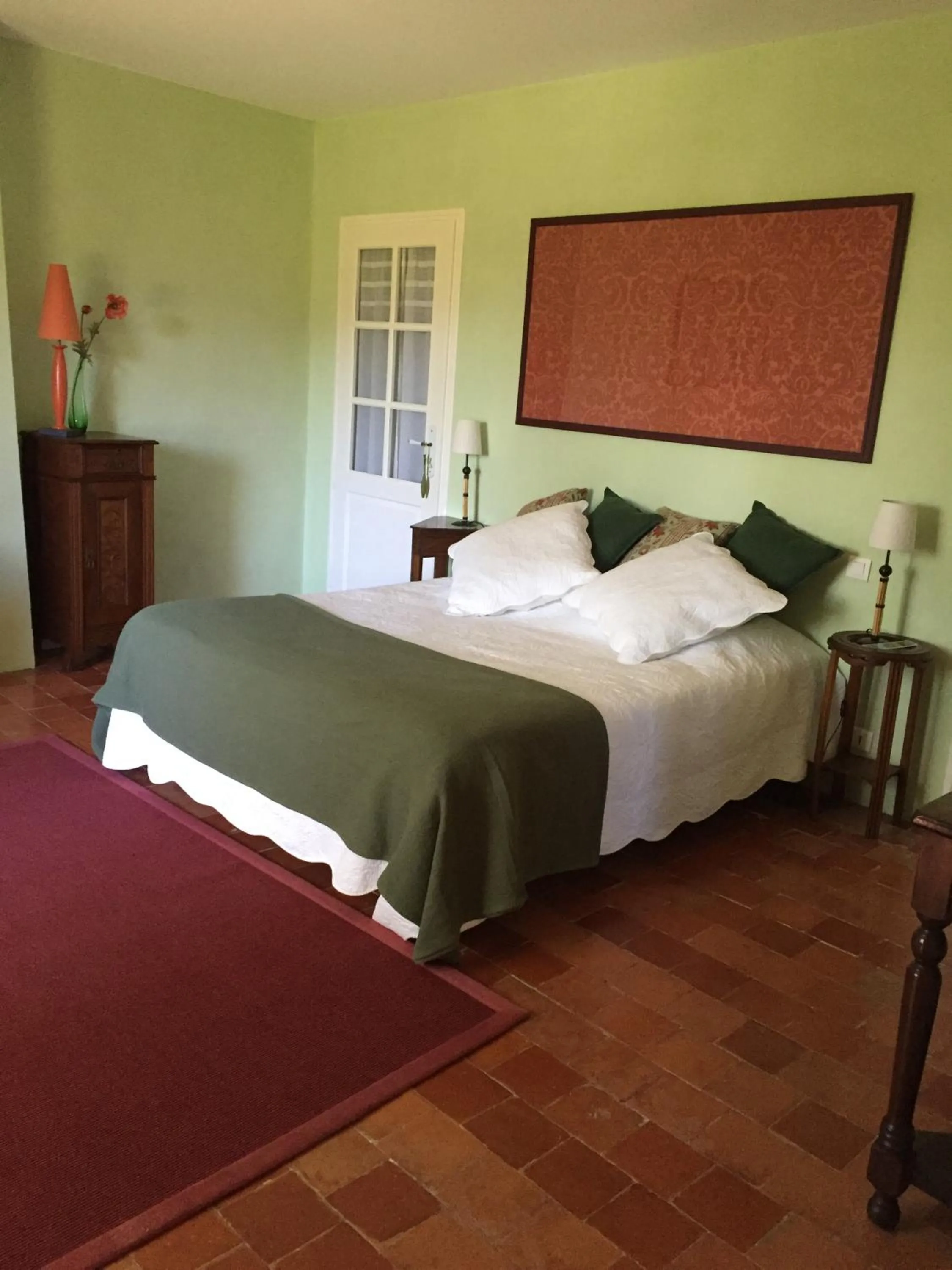 Bedroom, Bed in Domaine la Carraire