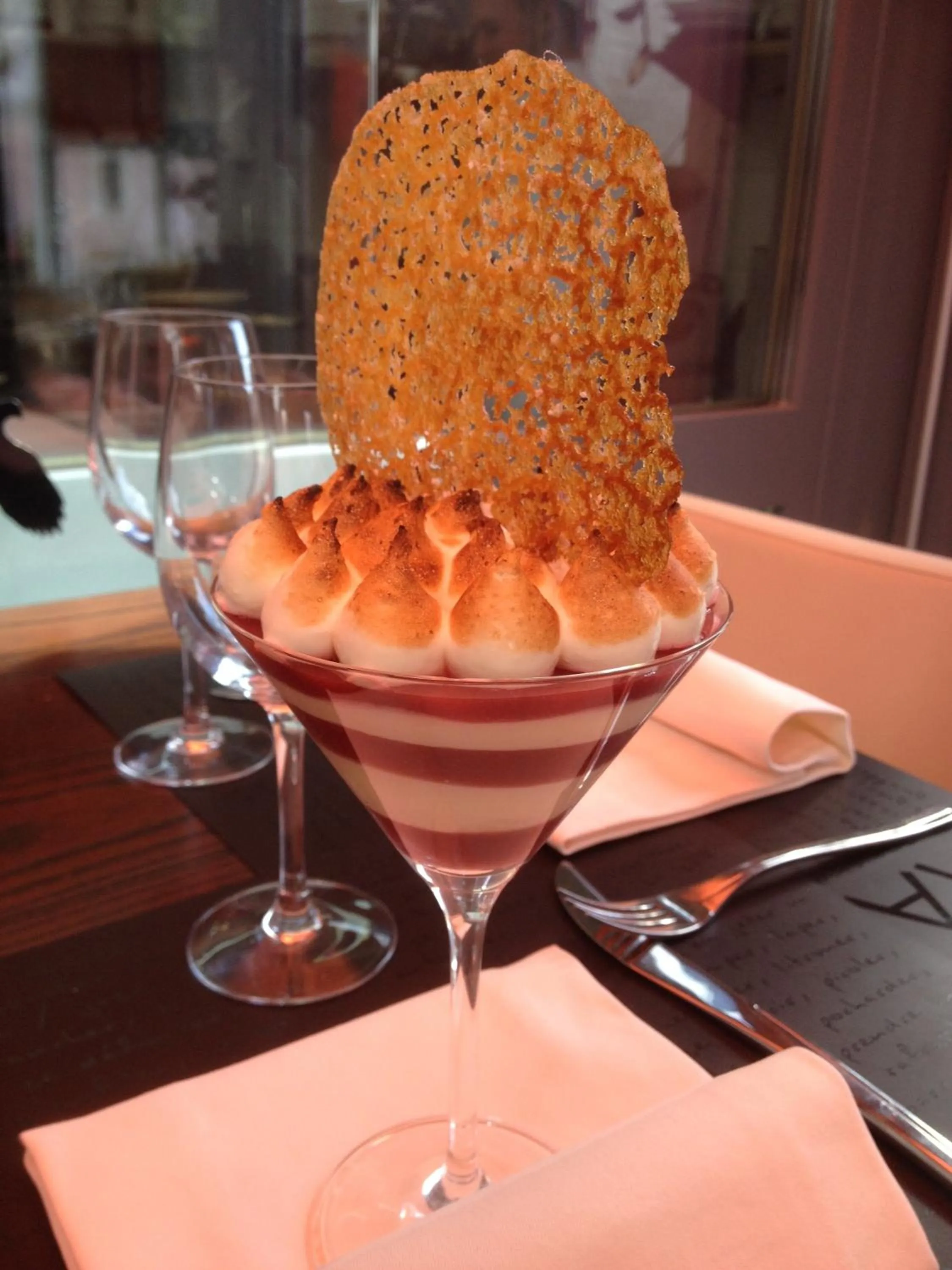 Food close-up in Hôtel Glanis