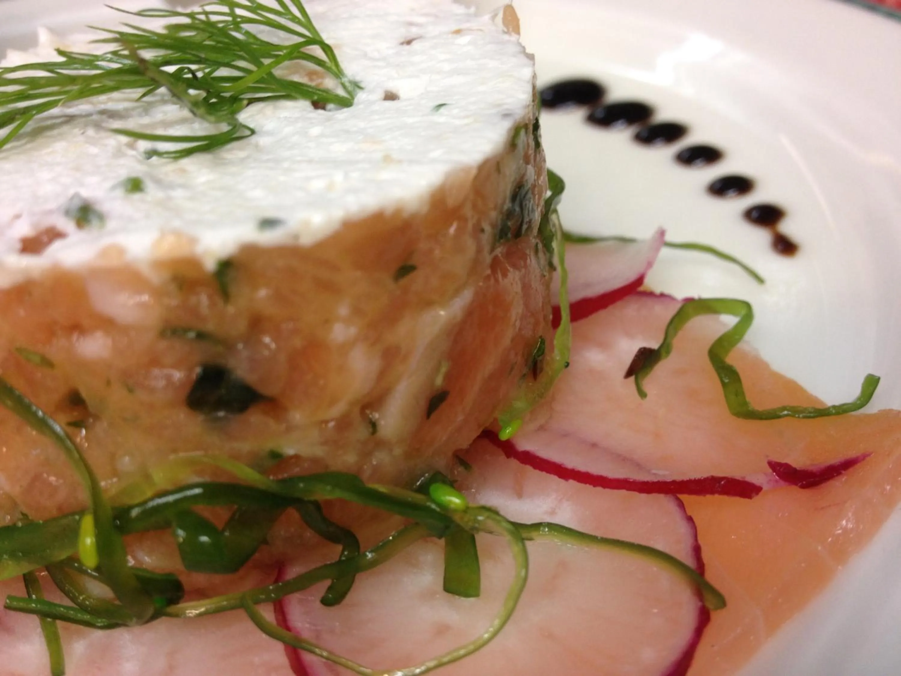 Food close-up in Hôtel Glanis