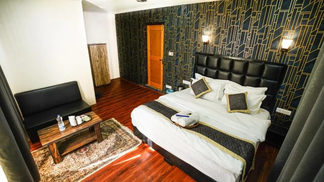 Bed in Maharastra Bhavan Atithi Grah