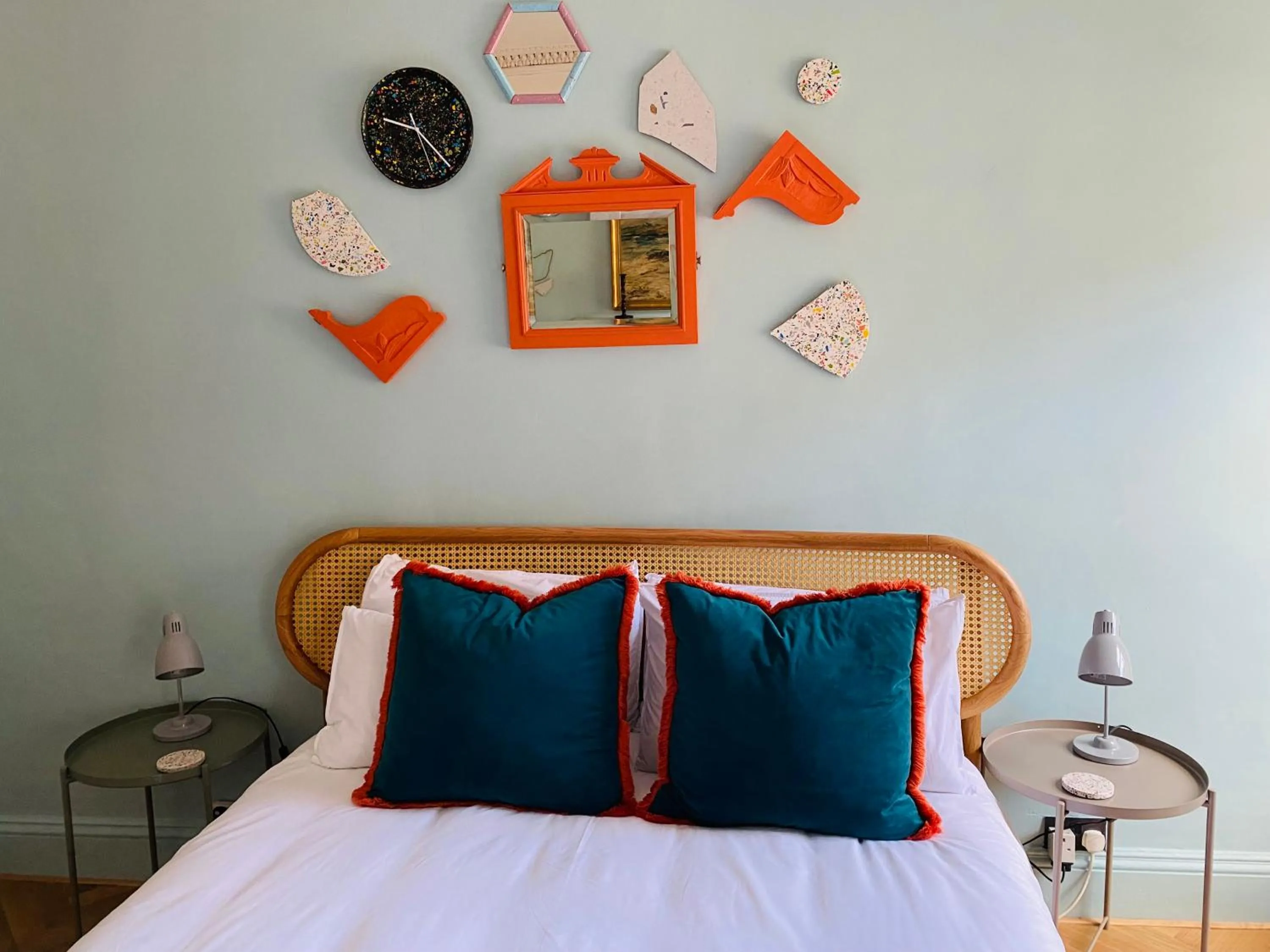 Decorative detail, Bed in Ben A'an House
