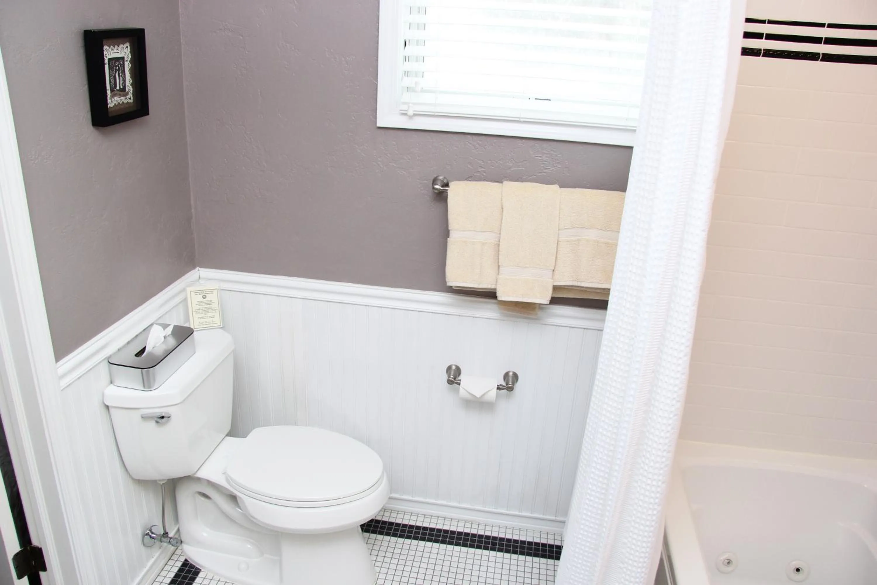 Toilet in Eagle Harbor Inn