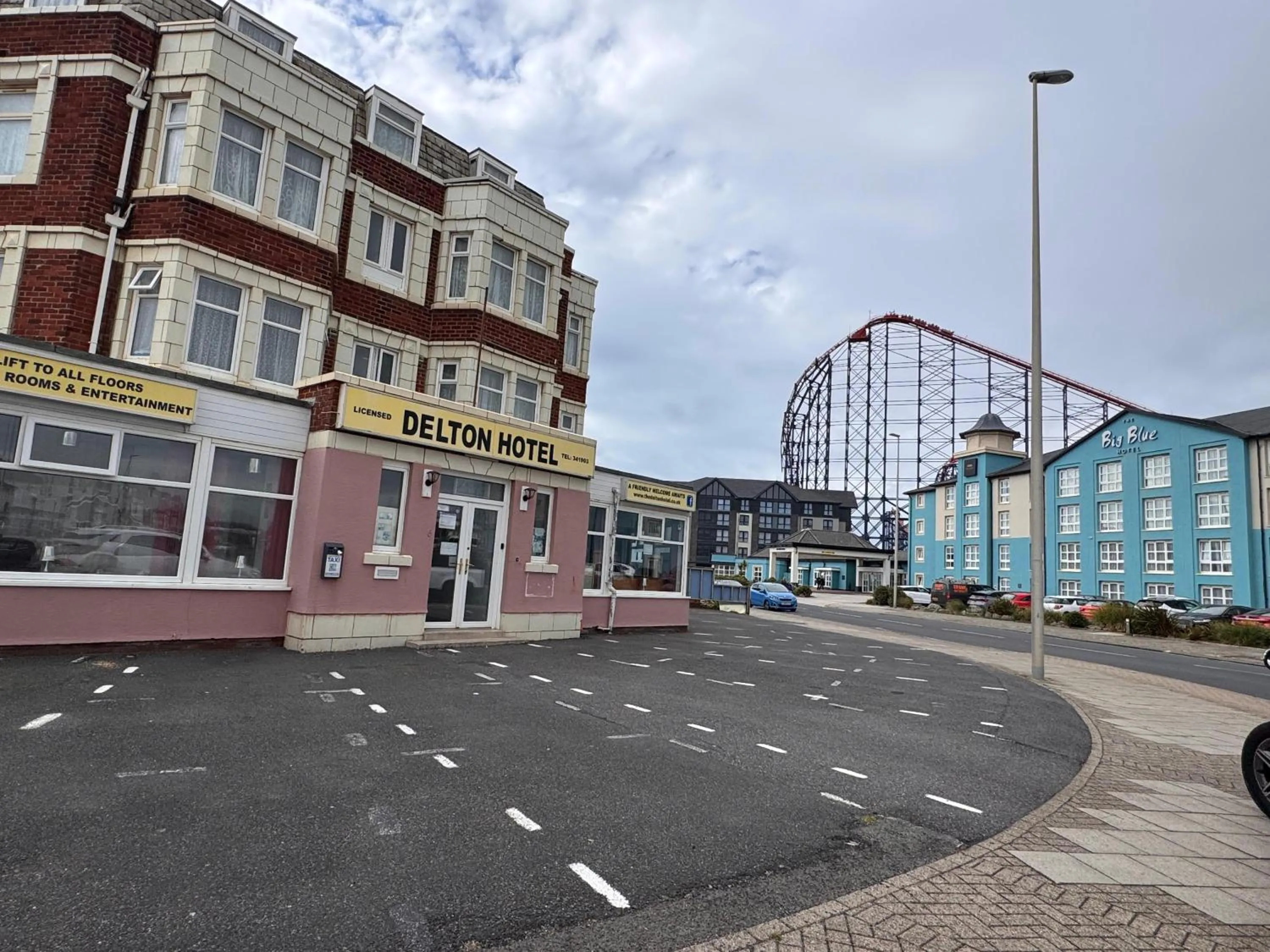 Property building in OYO Delton Hotel Blackpool Pleasure Beach