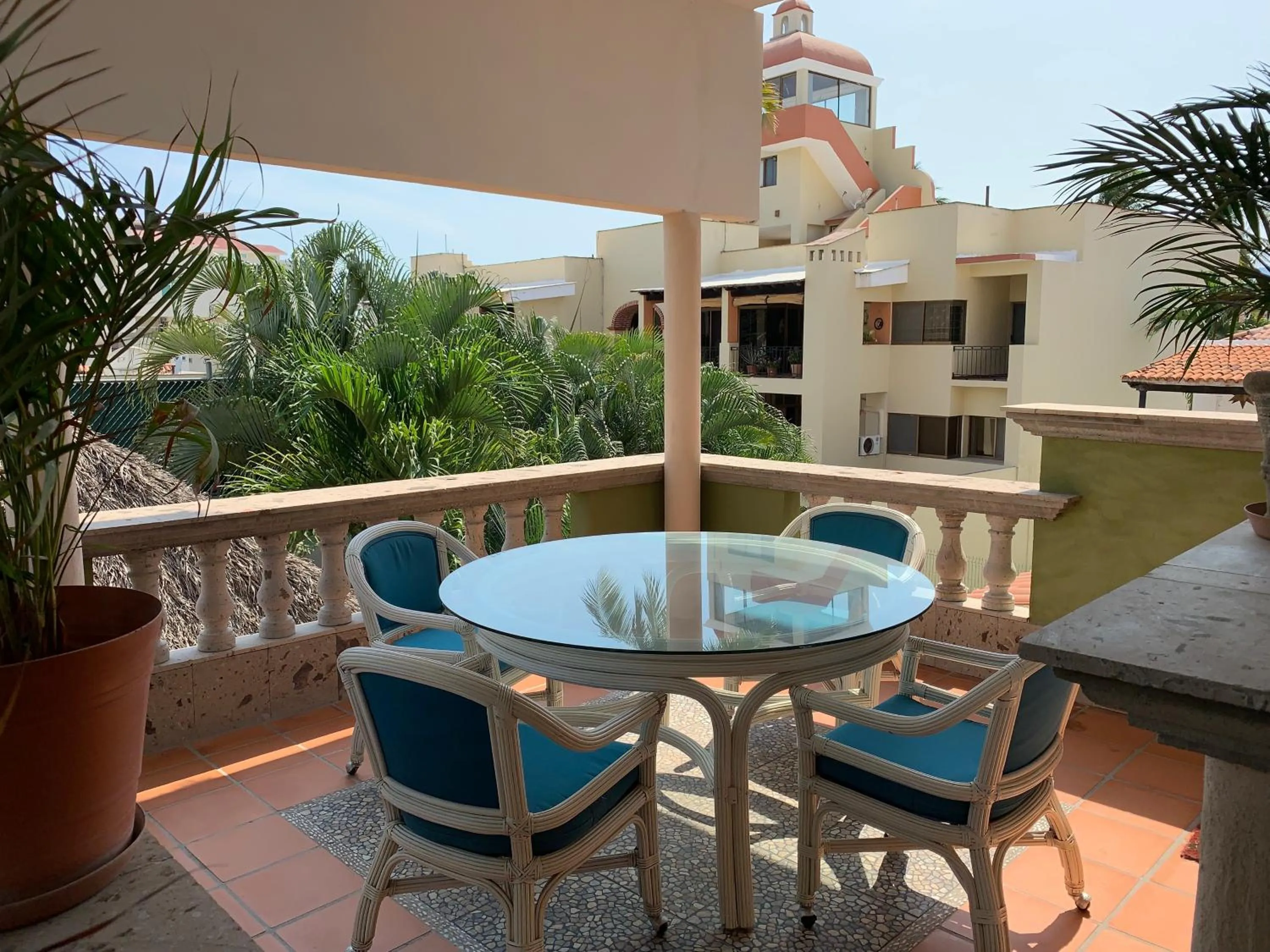 Balcony/Terrace in Hotel Condominium La Posada de Bucerias