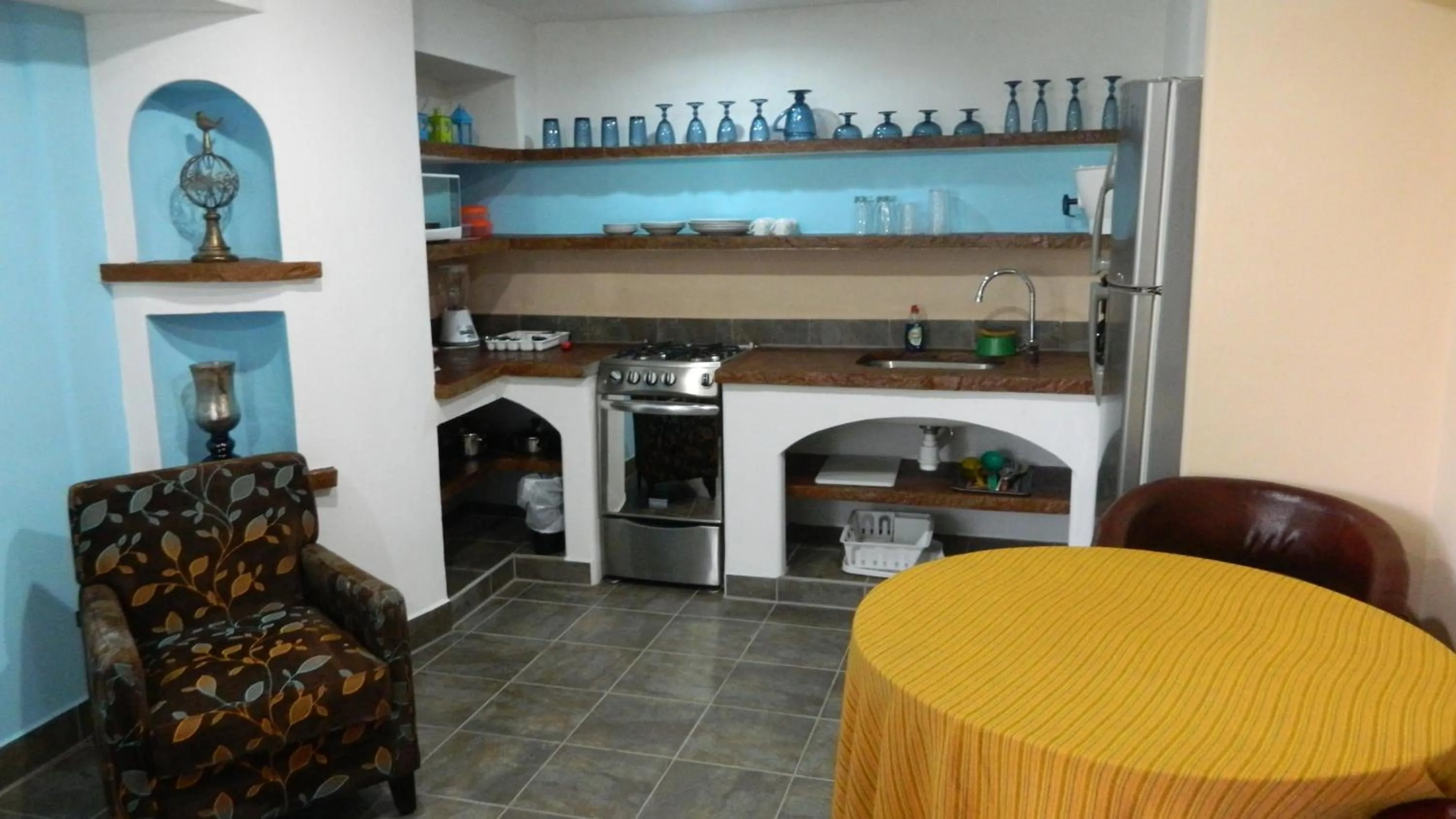 Dining area in Hotel Condominium La Posada de Bucerias
