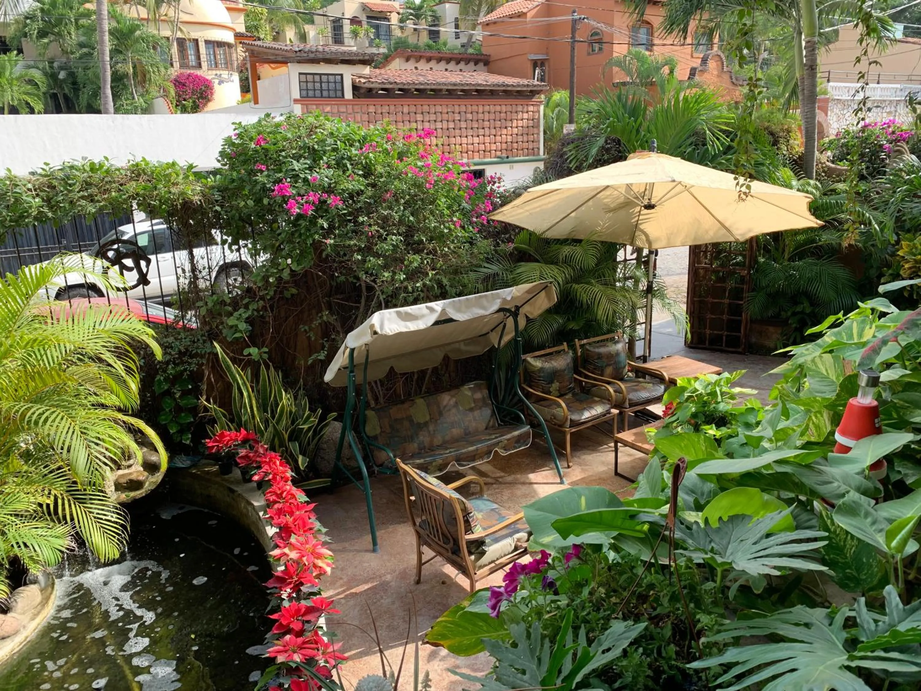 Patio in Hotel Condominium La Posada de Bucerias
