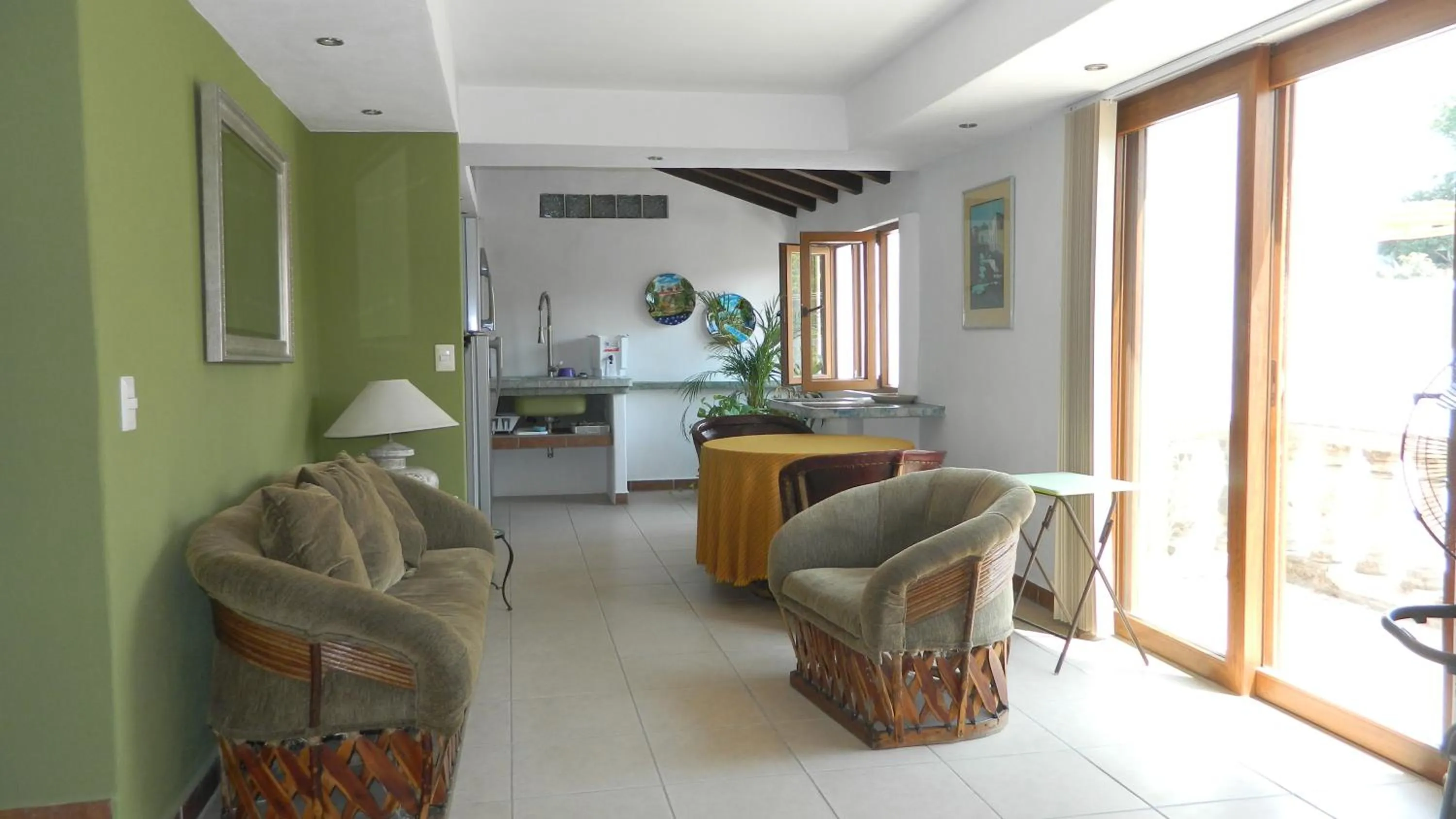 Dining area in Hotel Condominium La Posada de Bucerias