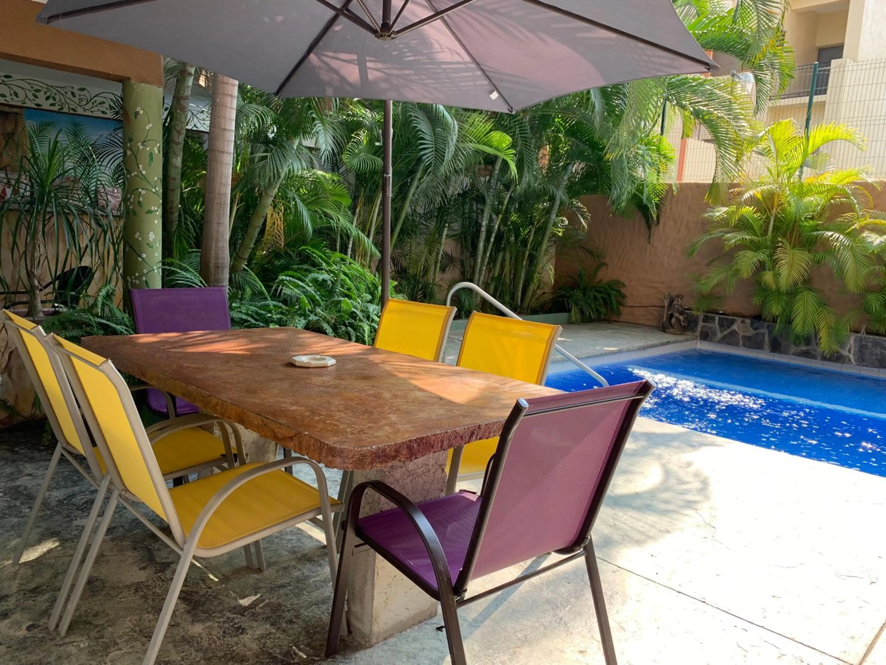 Patio in Hotel Condominium La Posada de Bucerias
