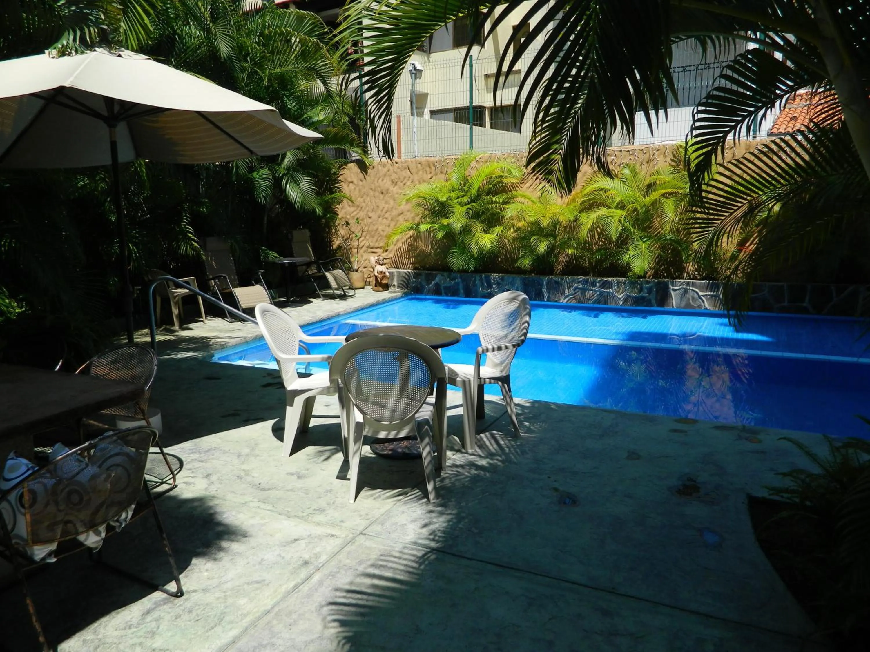 Pool view in Hotel Condominium La Posada de Bucerias