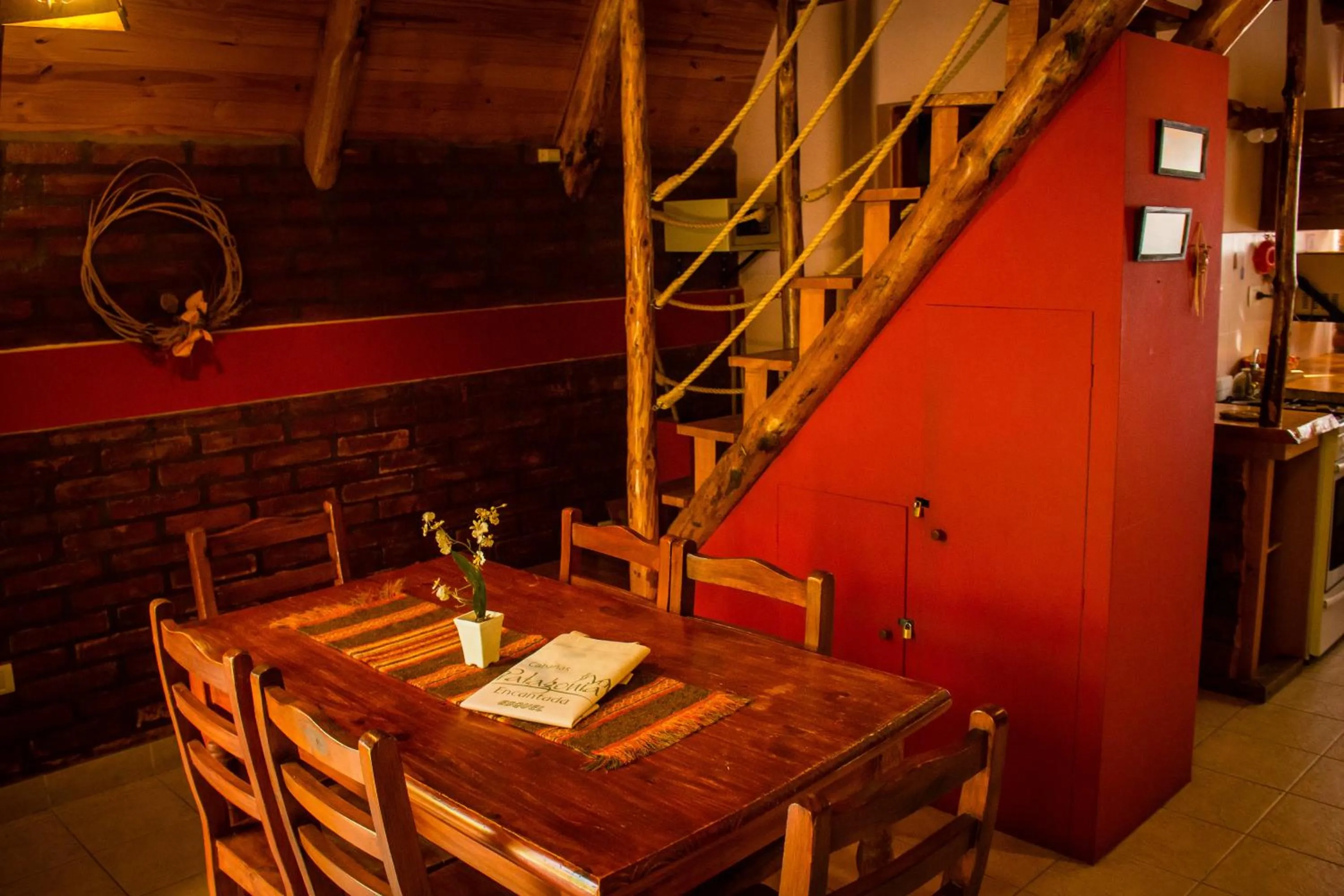 Dining area in Patagonia Encantada
