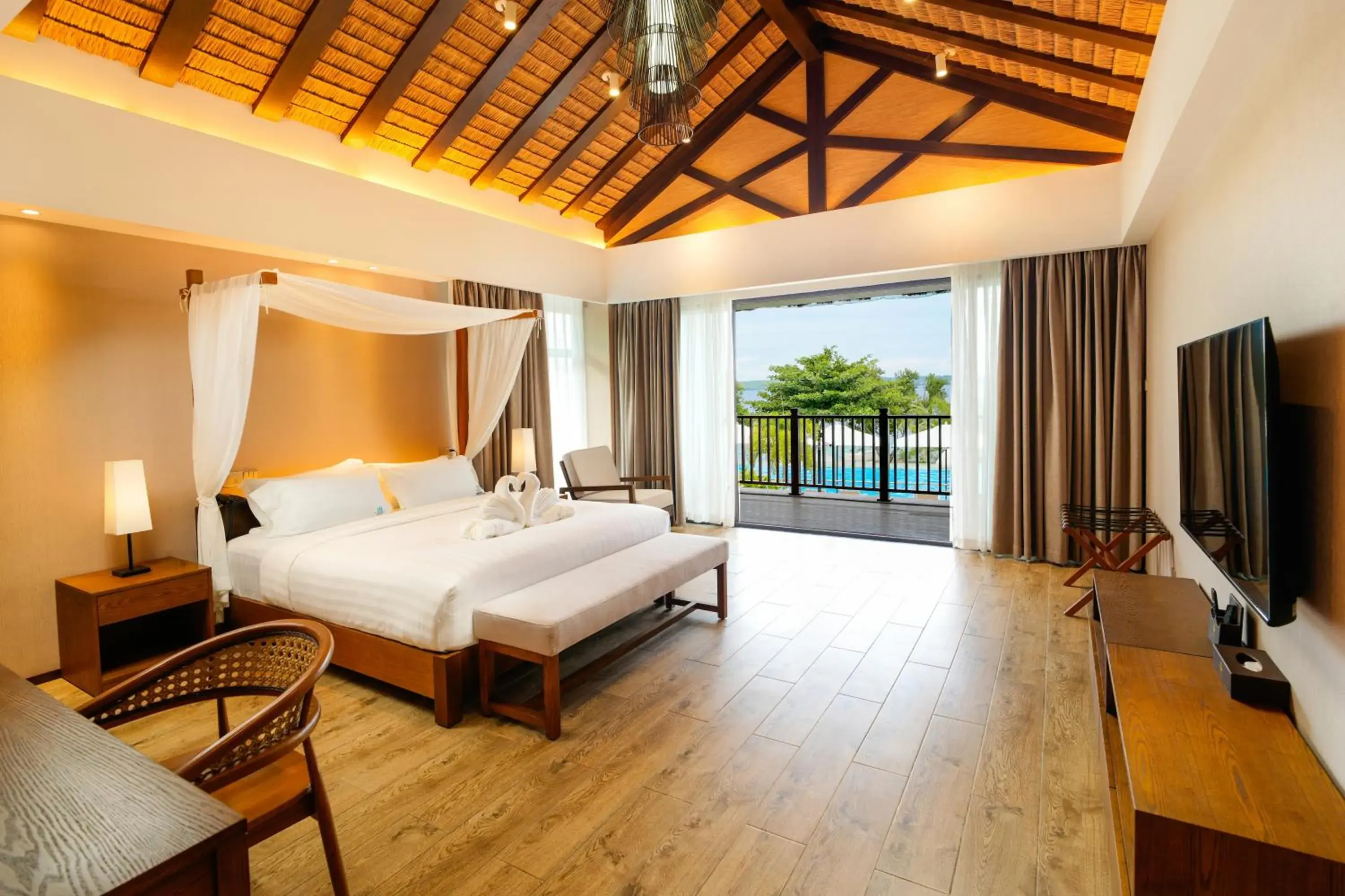 Bed in H Resort Bohol - The Coral Cliff by SMS Hospitality Bed in H Resort Bohol - The Coral Cliff by SMS Hospitality