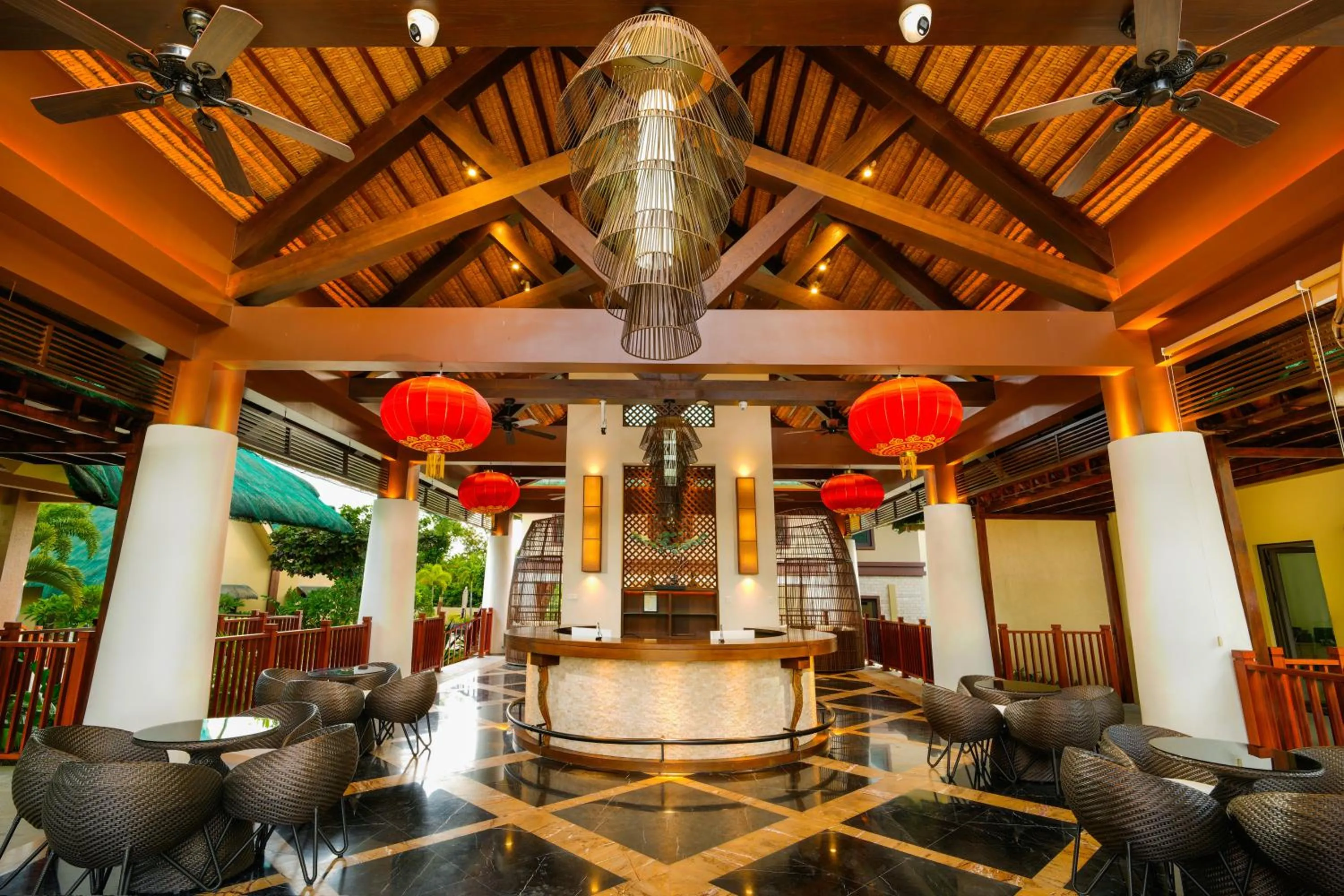 Seating area in H Resort Bohol - The Coral Cliff by SMS Hospitality