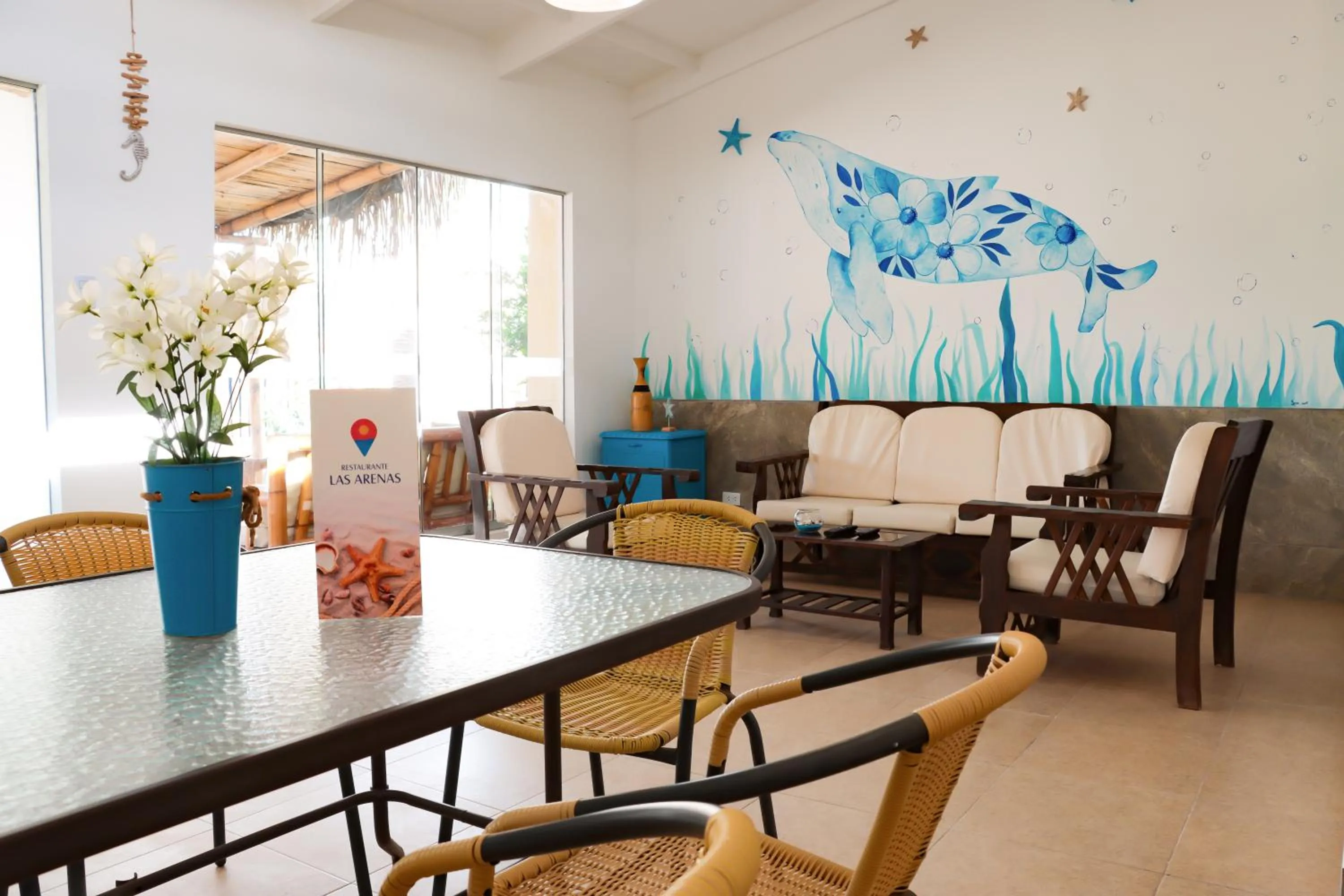 Living room in ÓRGANOS BEACH bungalows & suites