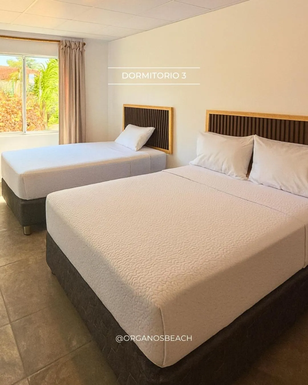 Bed in ÓRGANOS BEACH bungalows & suites