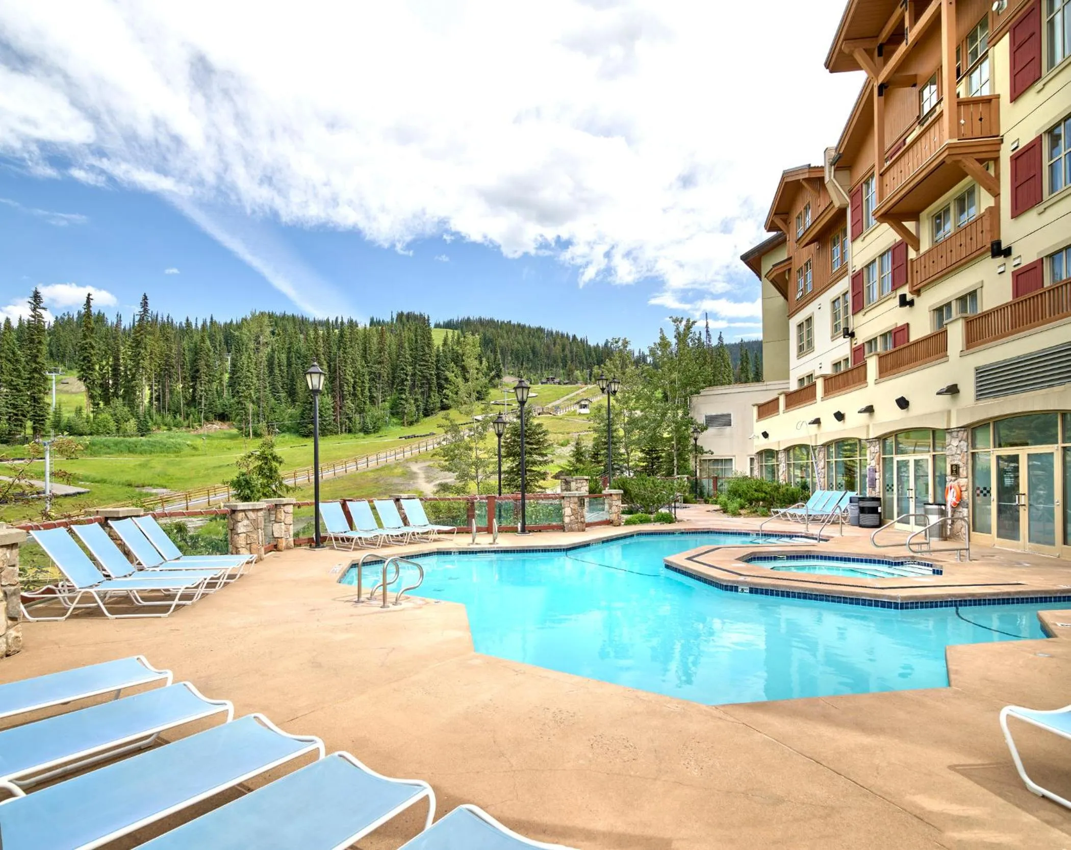 Swimming pool in Residences at the Sun Peaks Grand