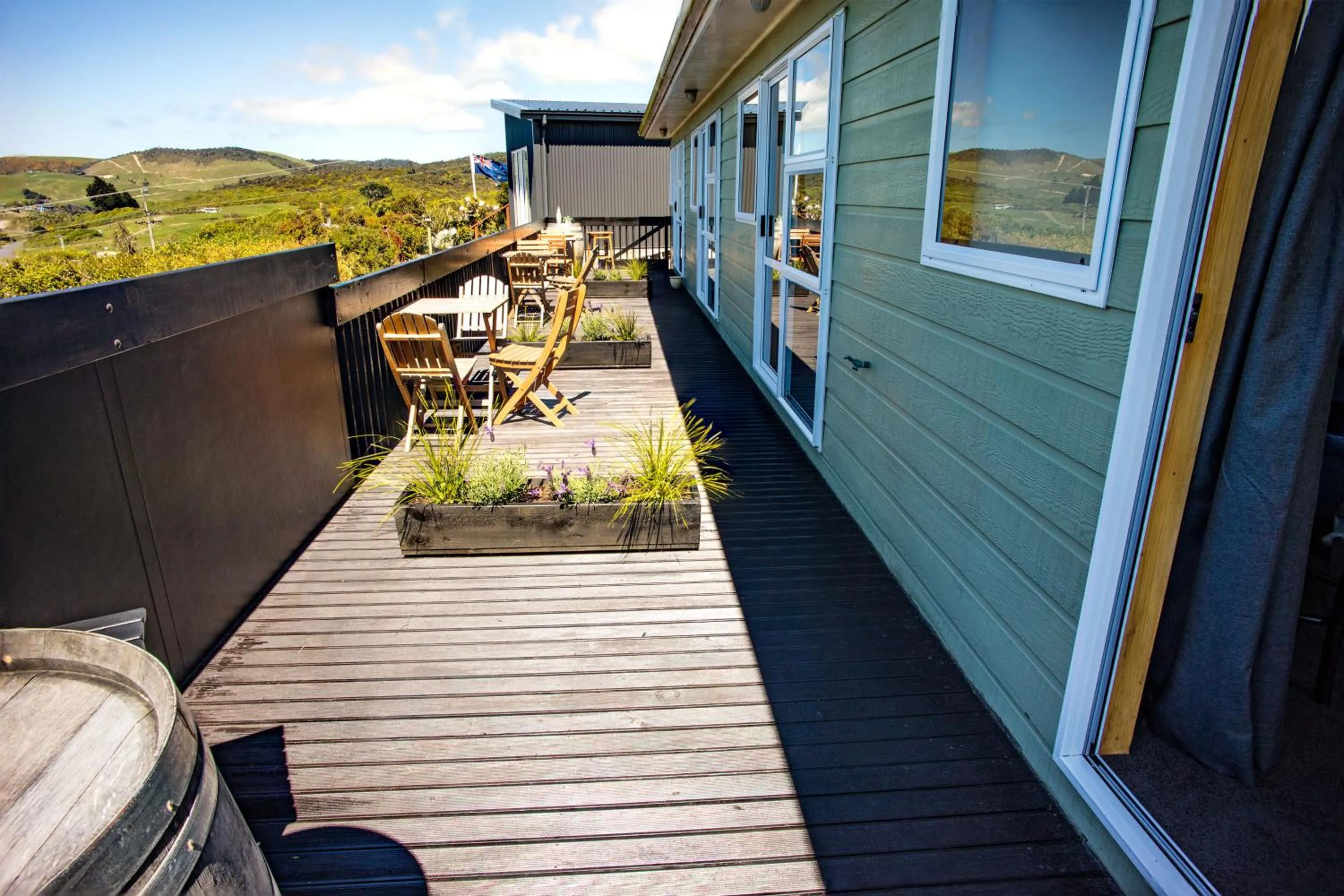 Balcony/Terrace in Kaka Point Motels
