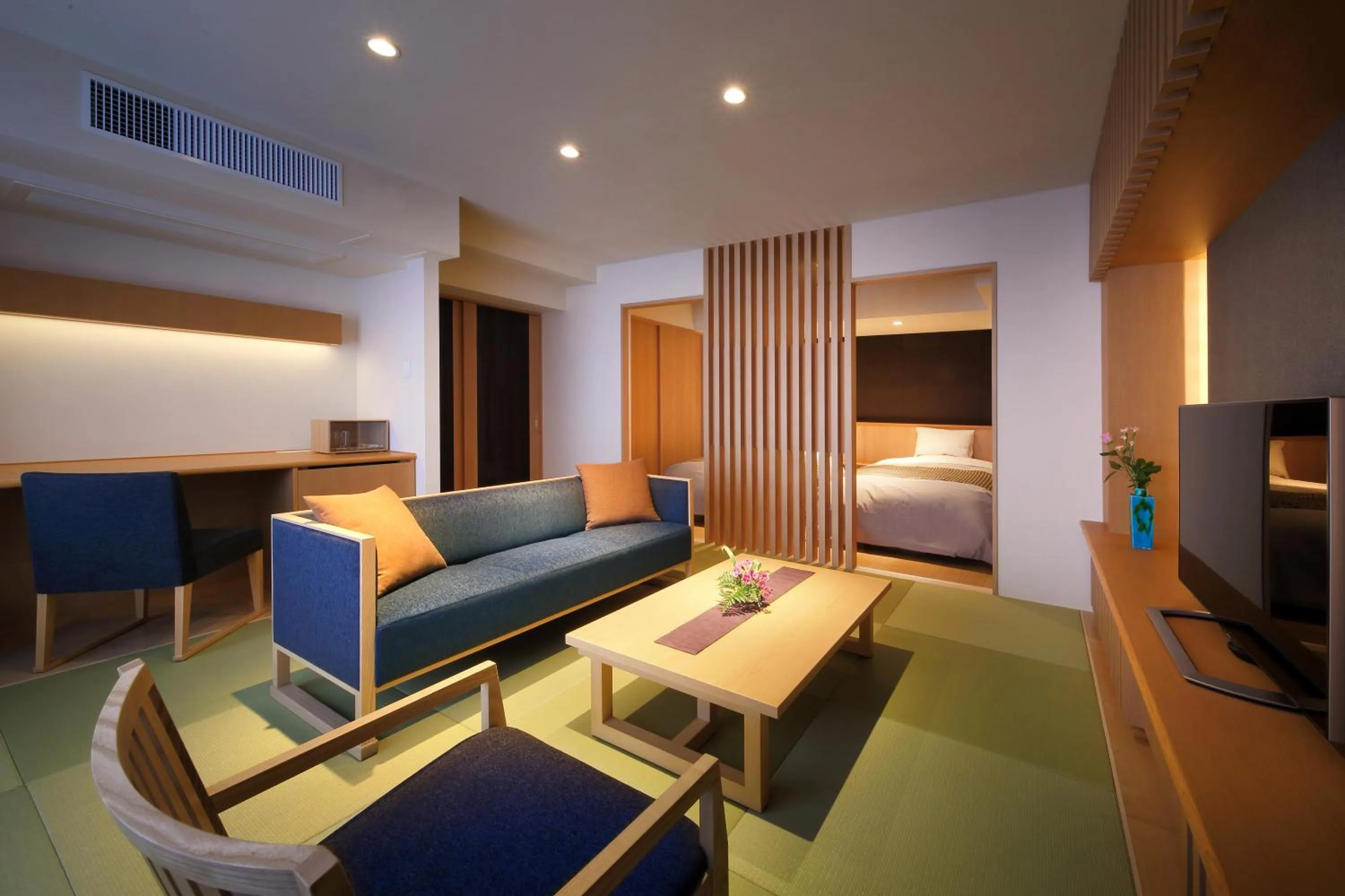 Living room, Bed in Kami no yama Azumaya