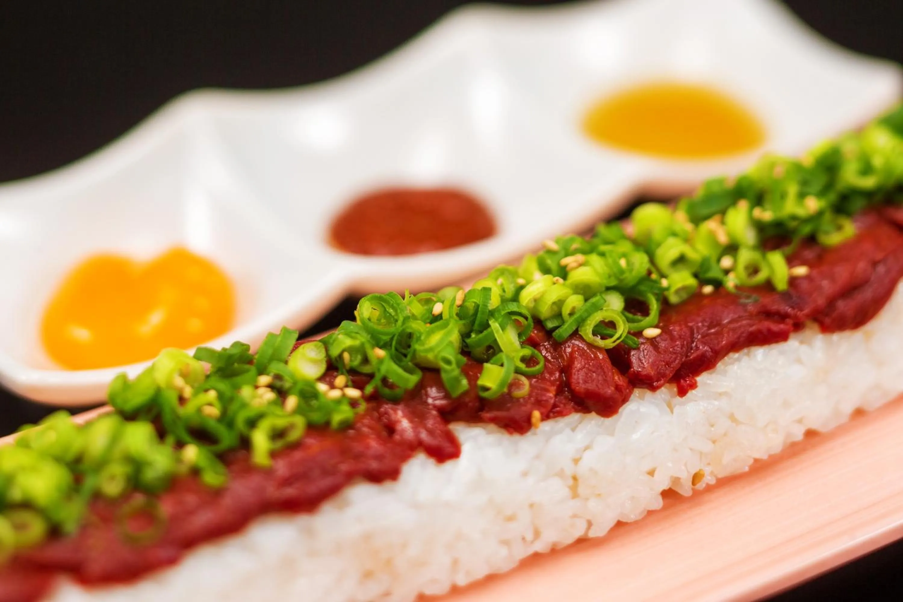 Food close-up in Kami no yama Azumaya