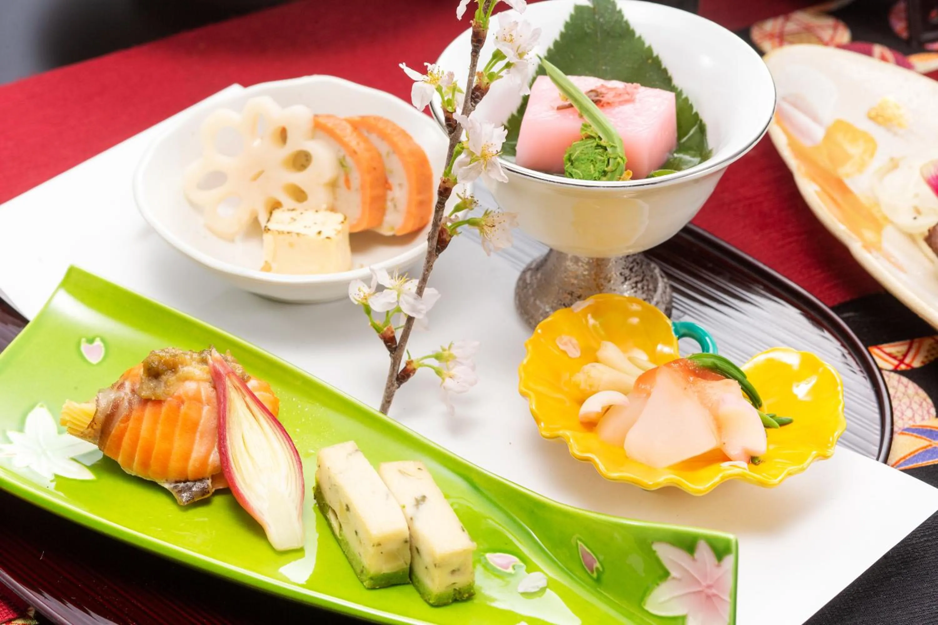 Food close-up in Kami no yama Azumaya