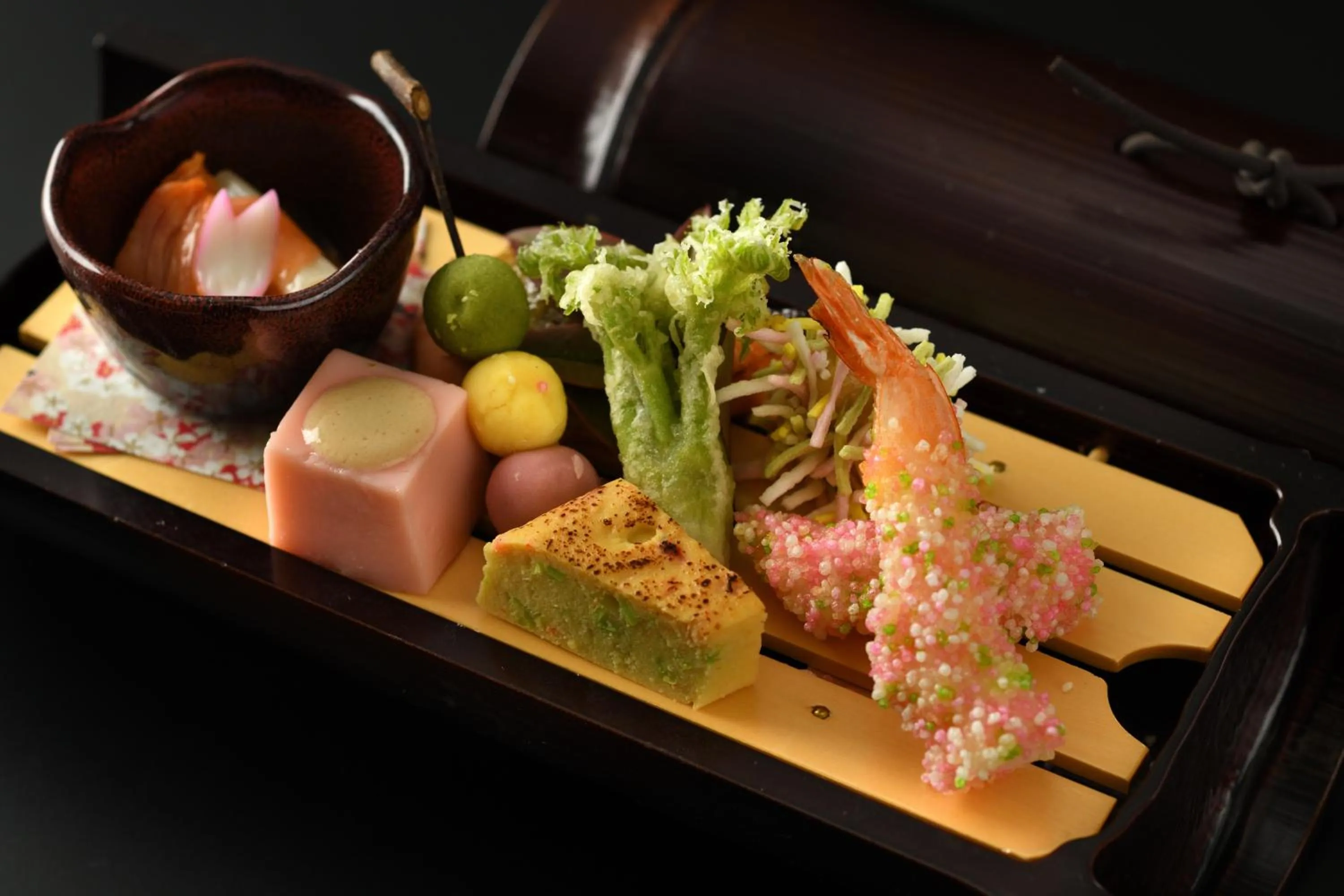 Dinner in Kami no yama Azumaya