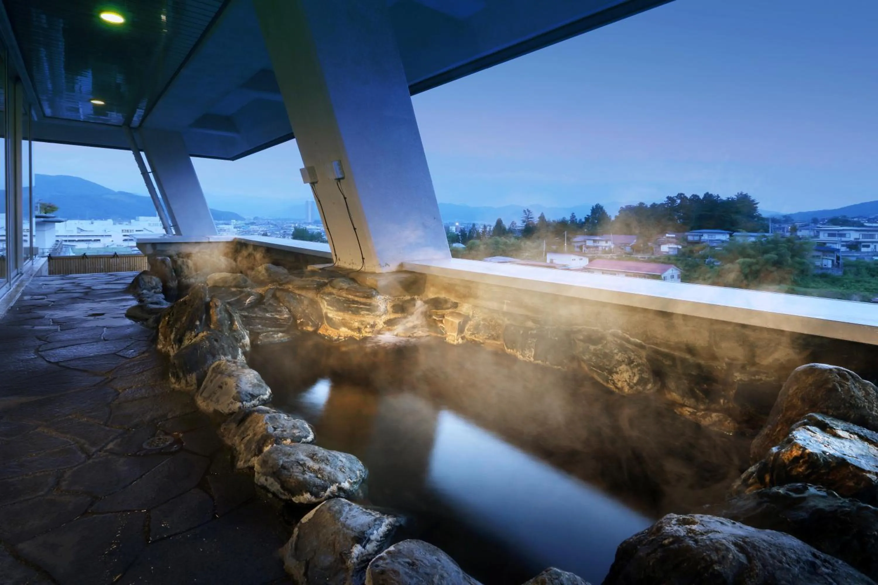 Natural landscape in Kami no yama Azumaya
