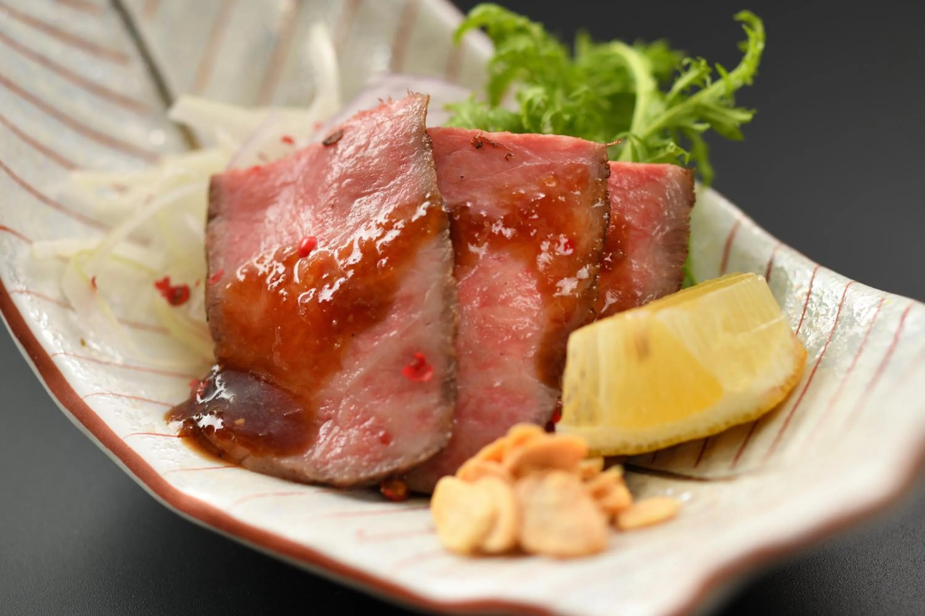 Dinner in Kami no yama Azumaya