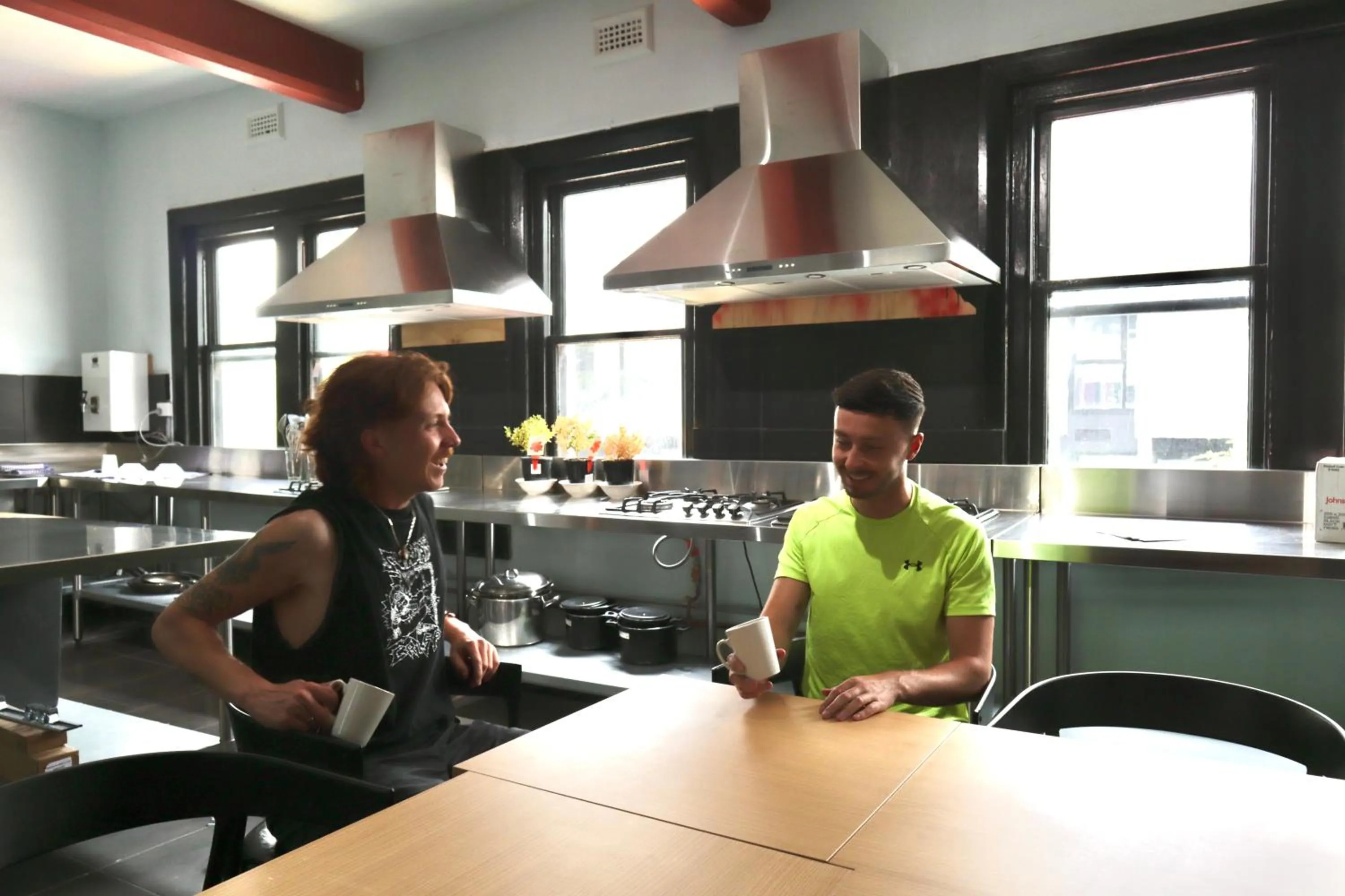 Communal kitchen in Ritz For Backpackers