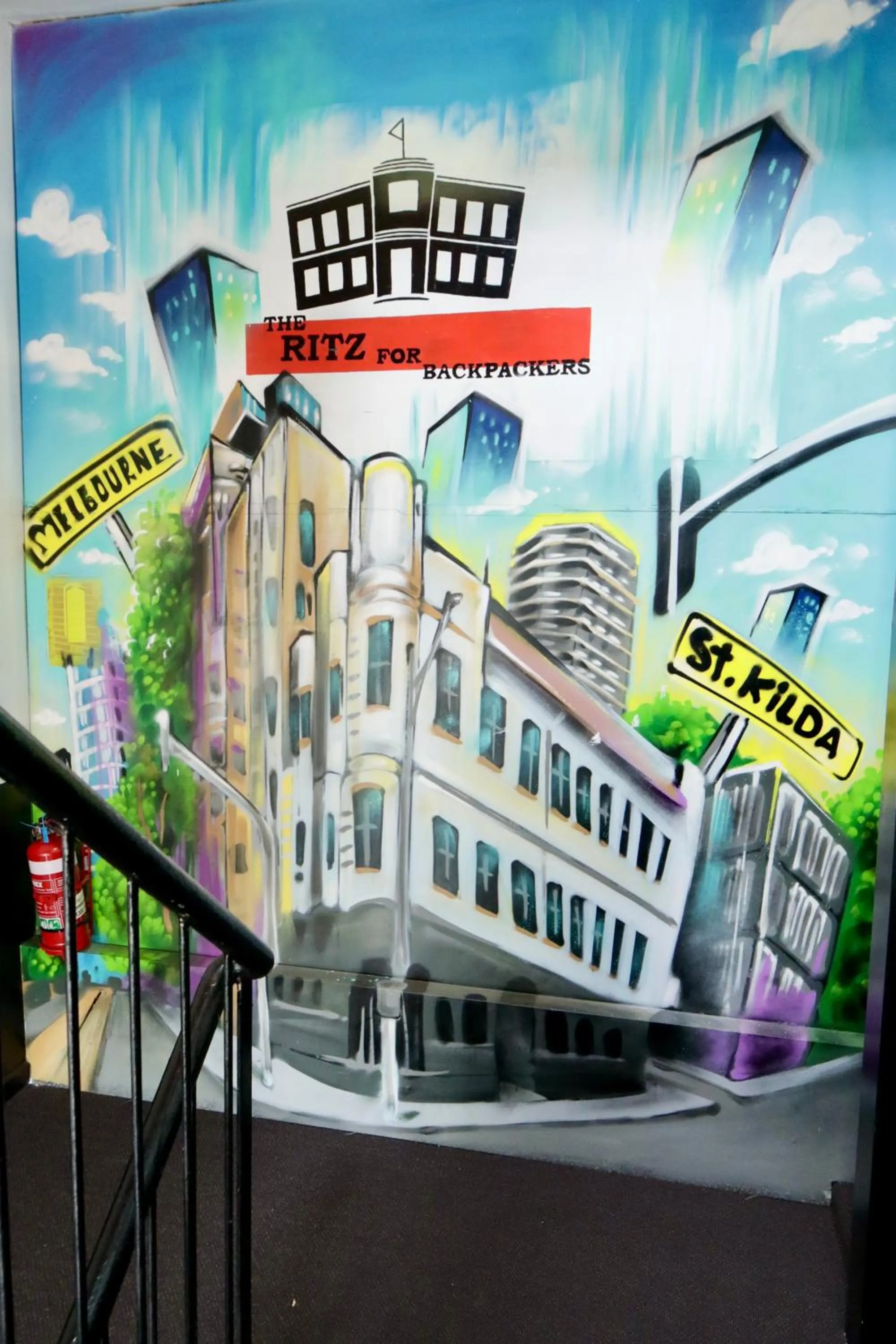 Lobby or reception in Ritz For Backpackers