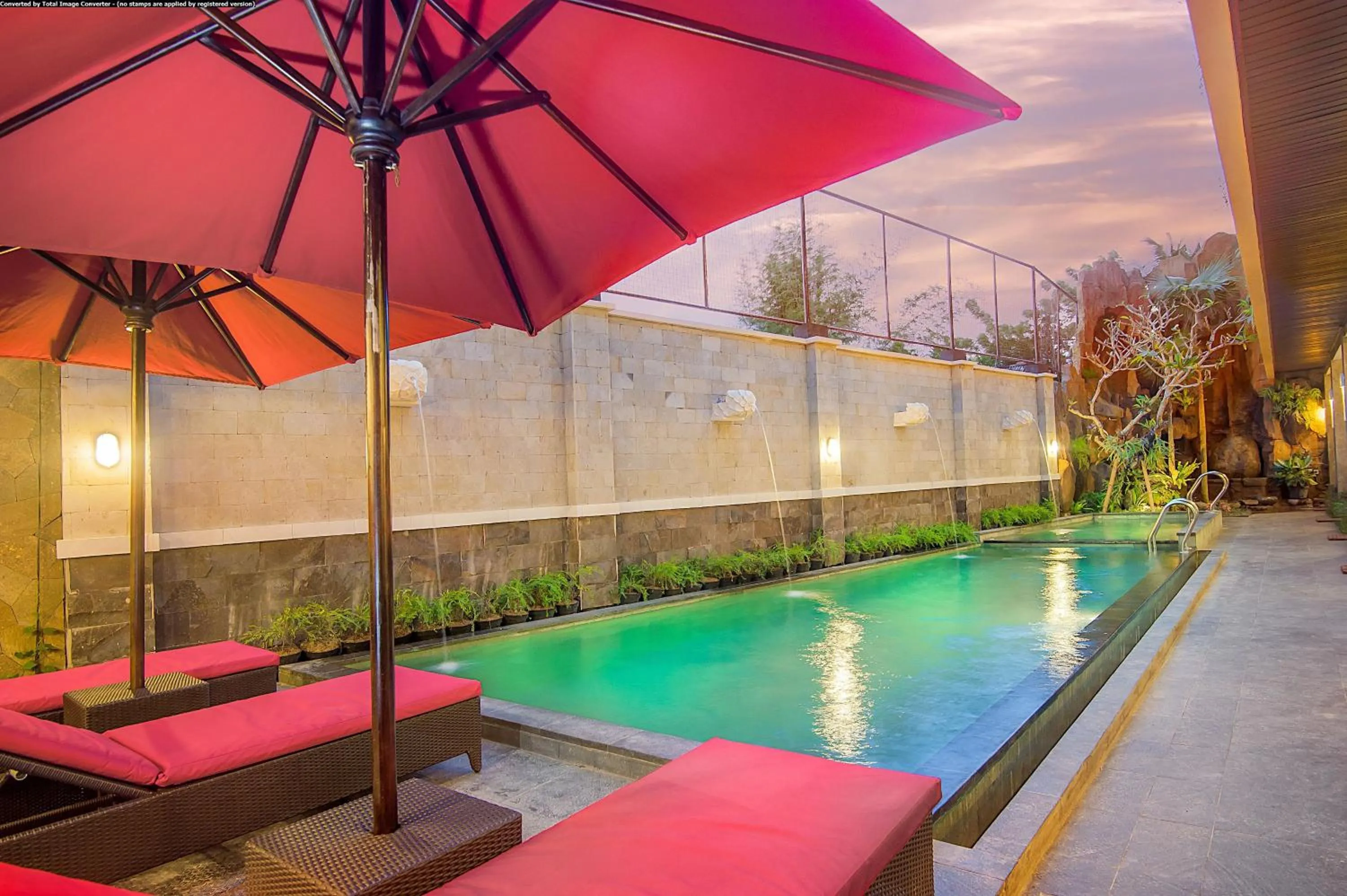 Swimming pool in The Swaha Ubud Hotel