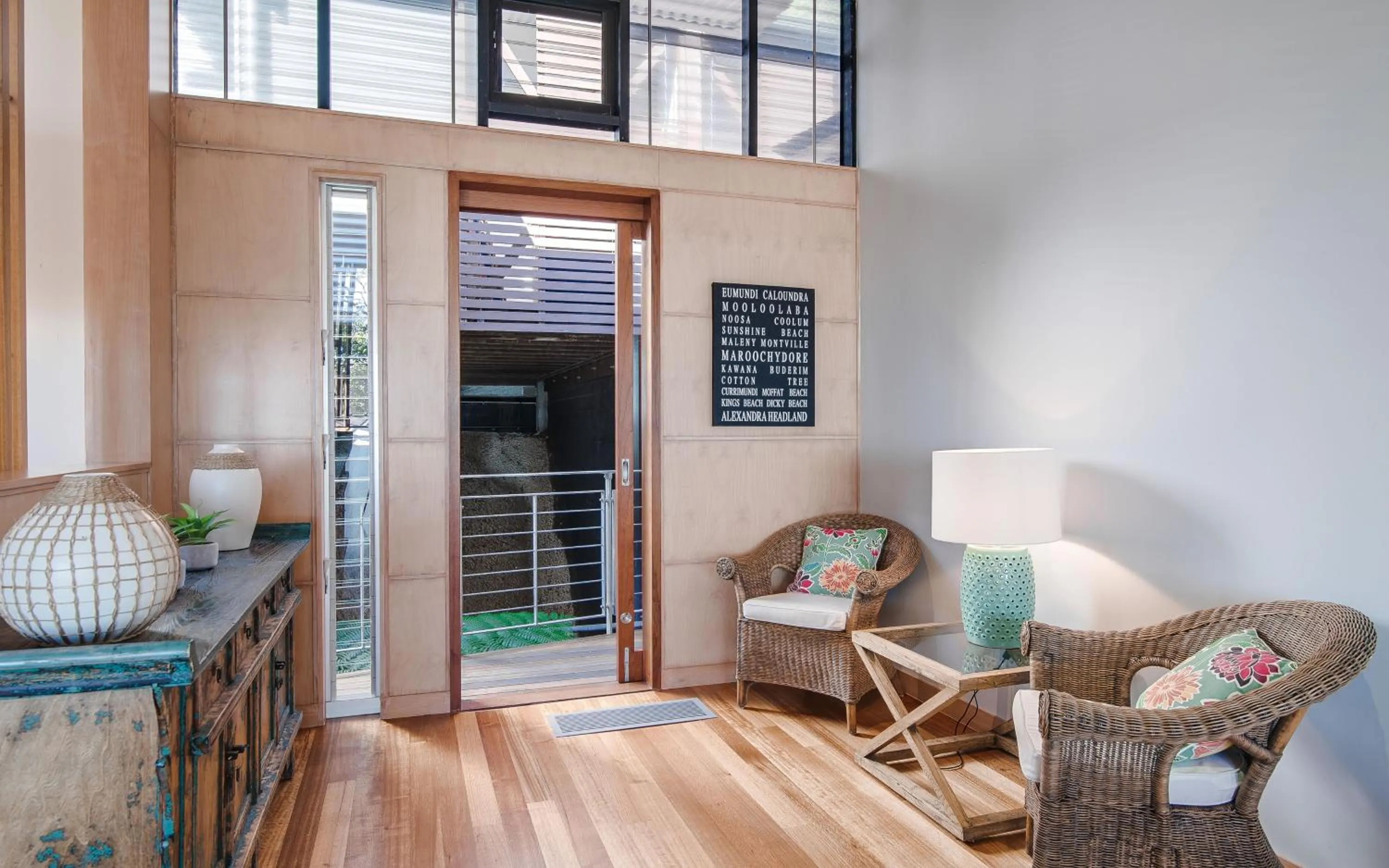 Seating area in Noosa Residences