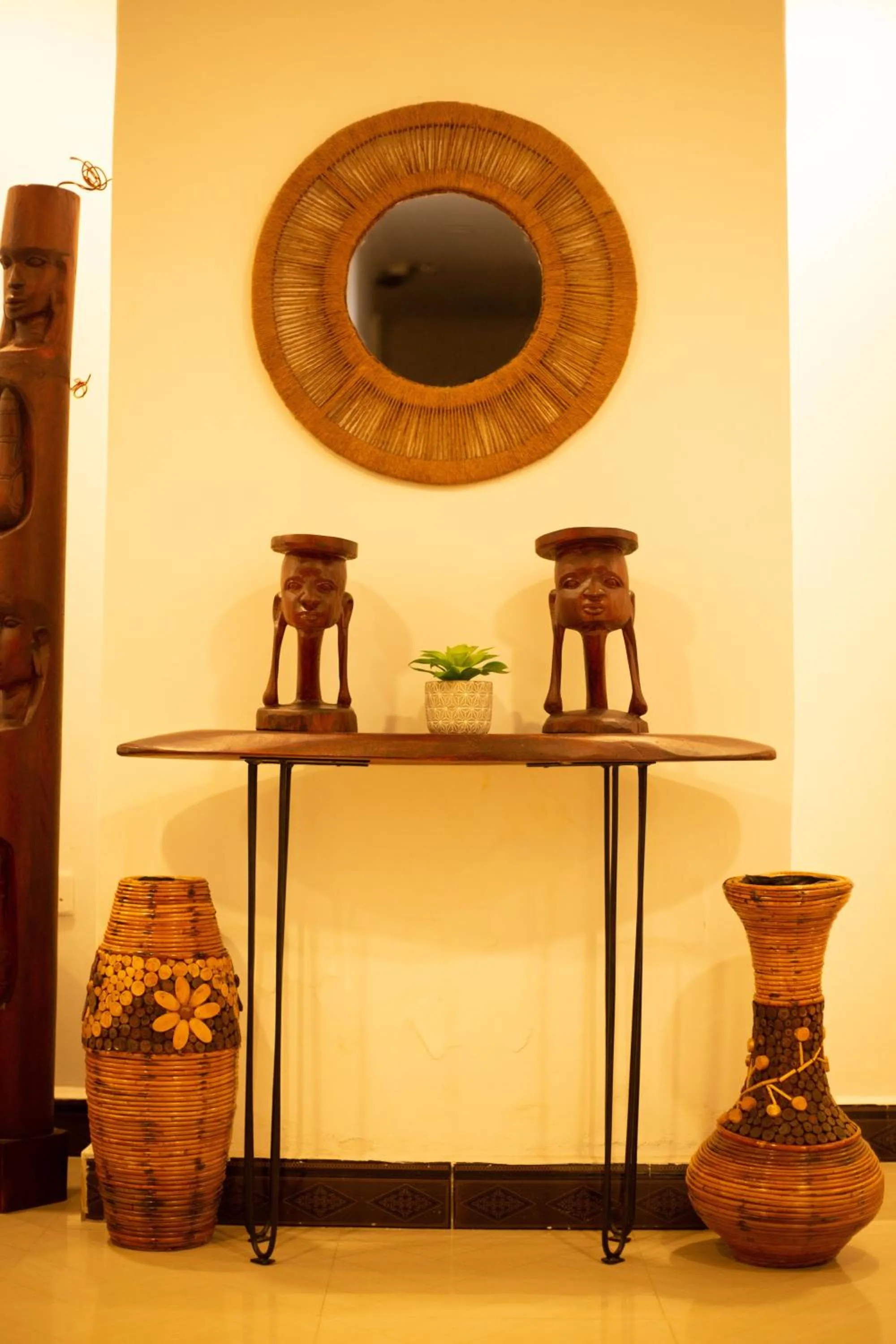 Lobby or reception in The Baobab Homestay