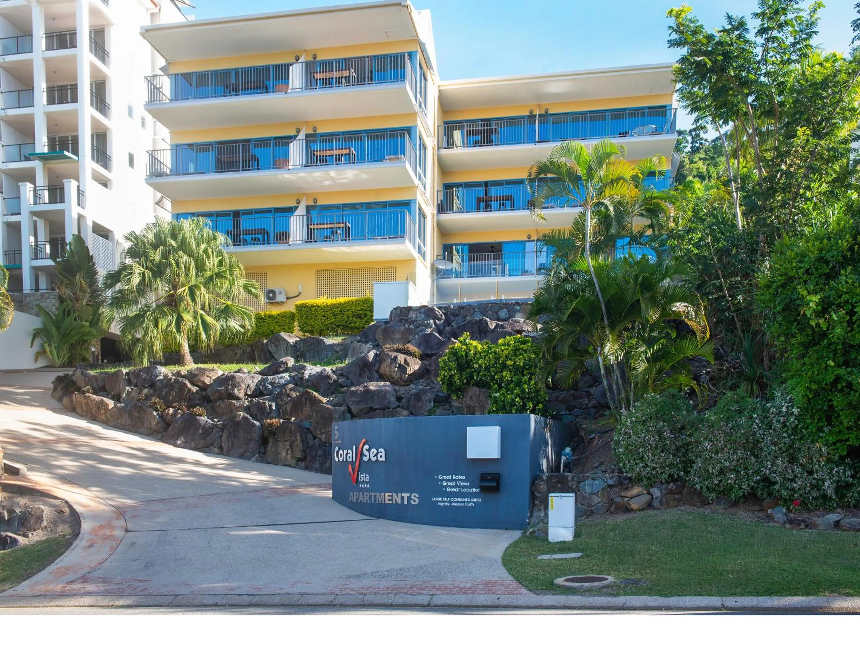 Property building in Coral Sea Vista Apartments