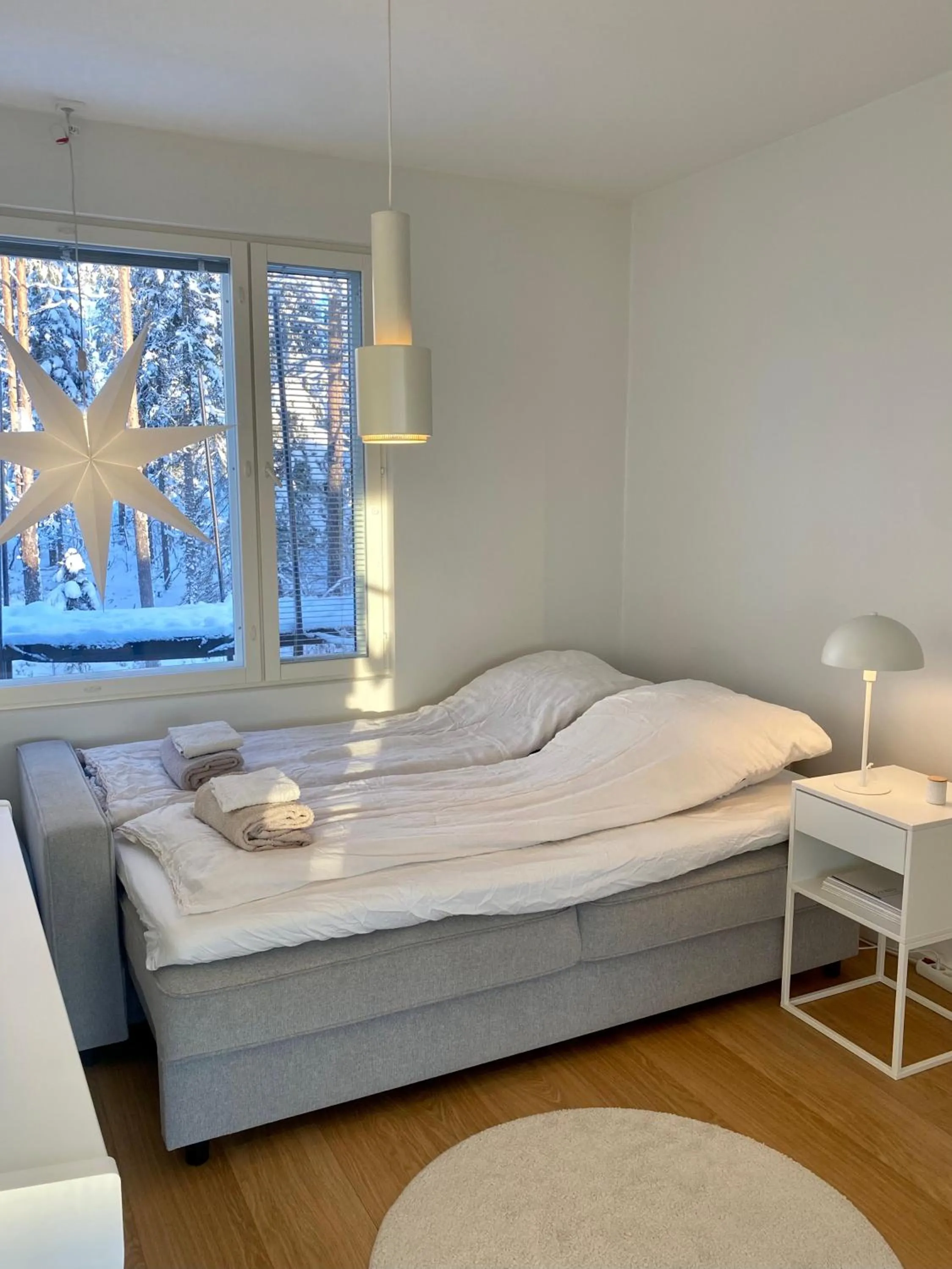 Bed in Villa Vennivaara