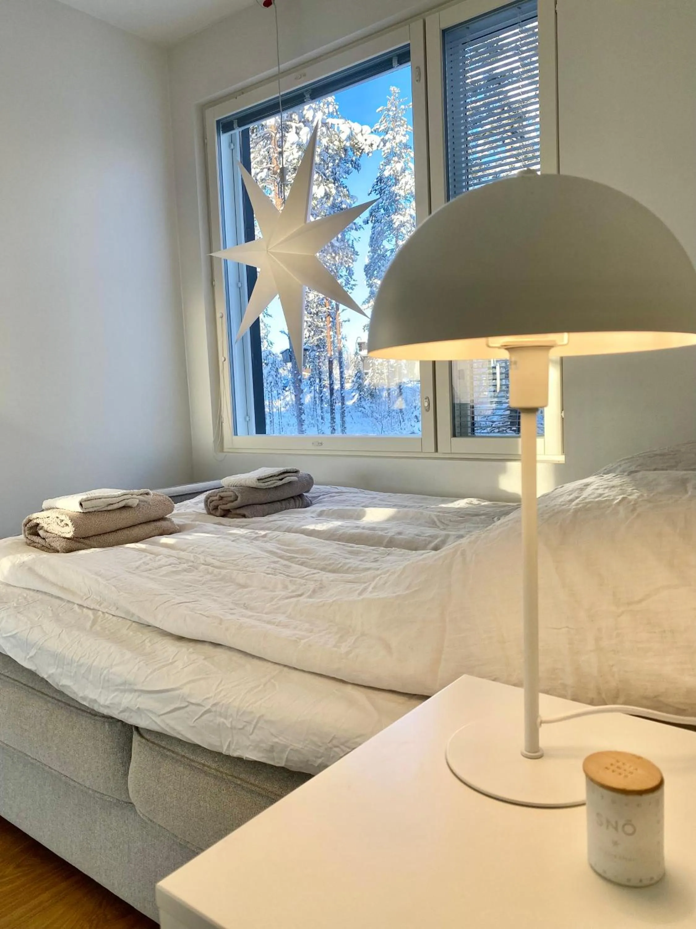 Bed in Villa Vennivaara
