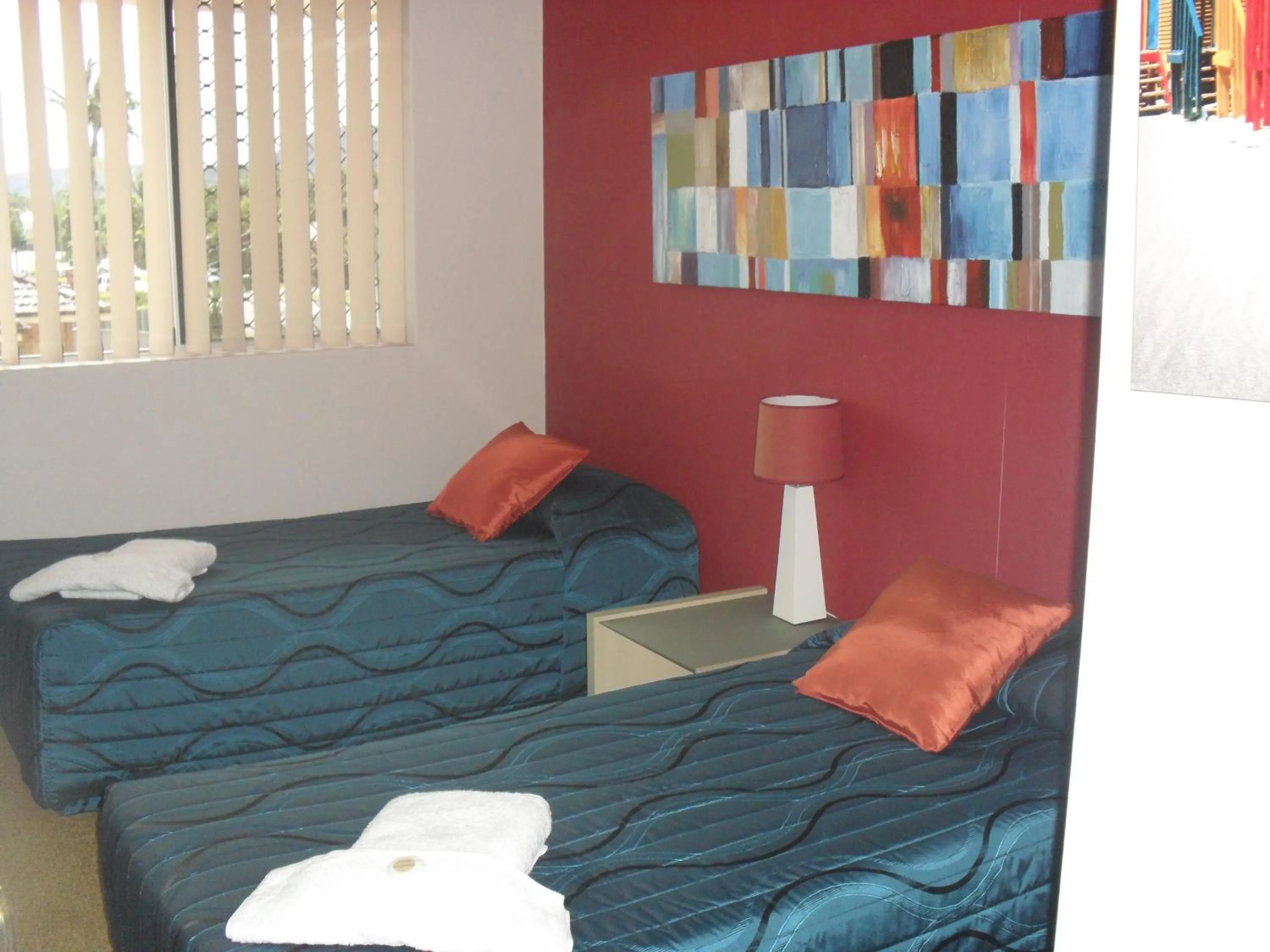 Bedroom, Bed in Beachlander Self-Contained Holiday Apartments
