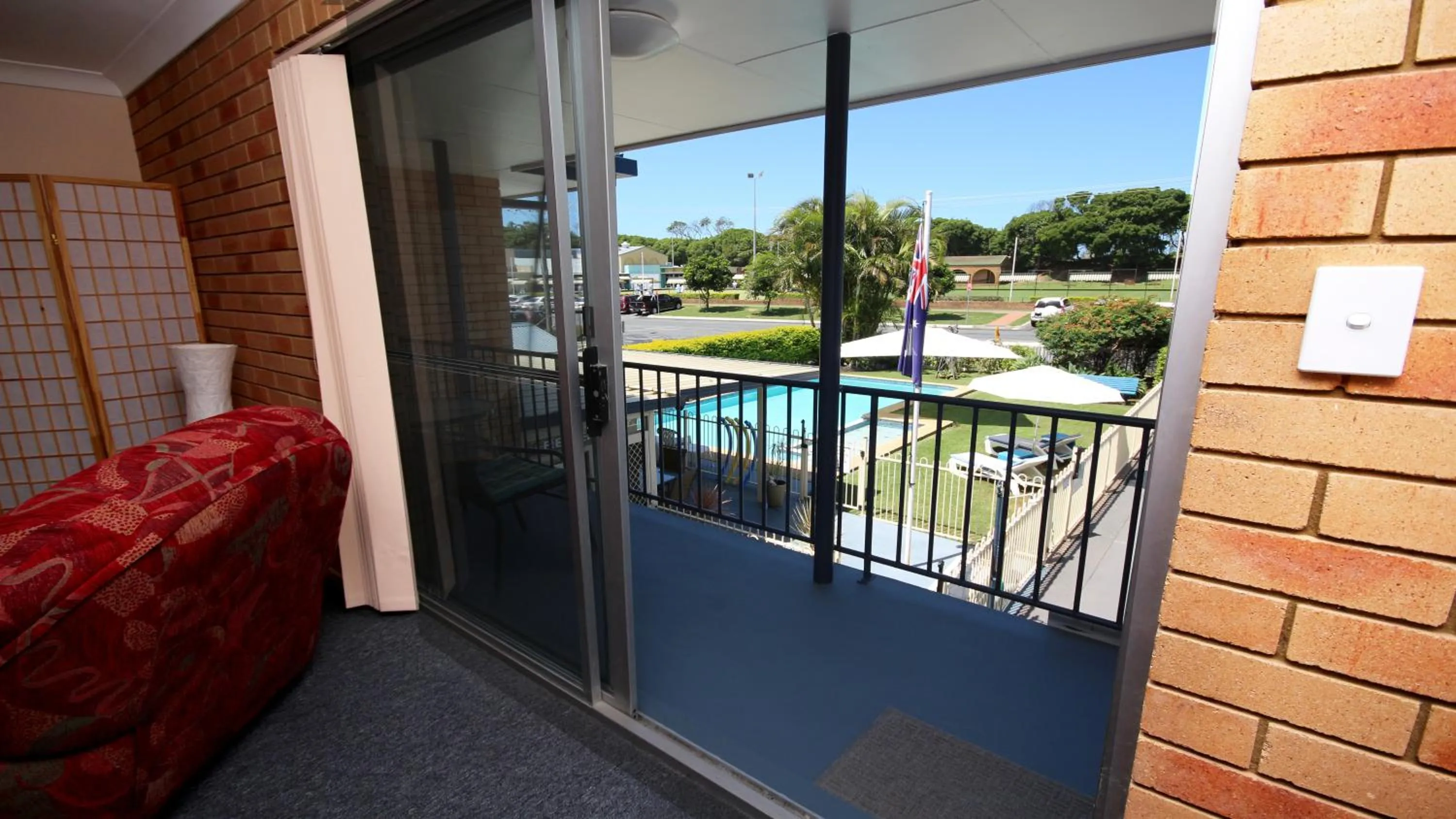 Balcony/Terrace in Beachlander Self-Contained Holiday Apartments