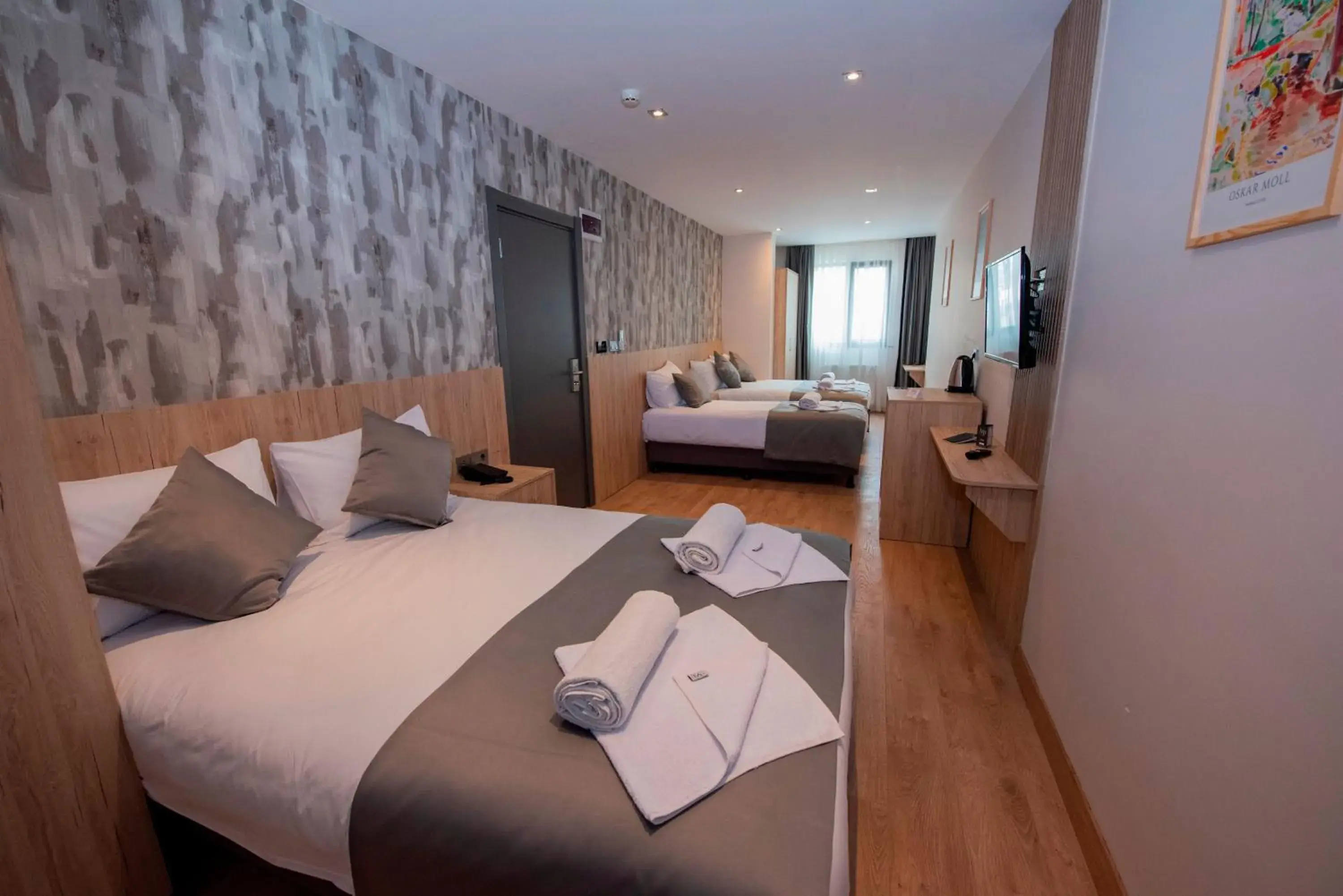 Bed in Mahya Hotel Bed in Mahya Hotel