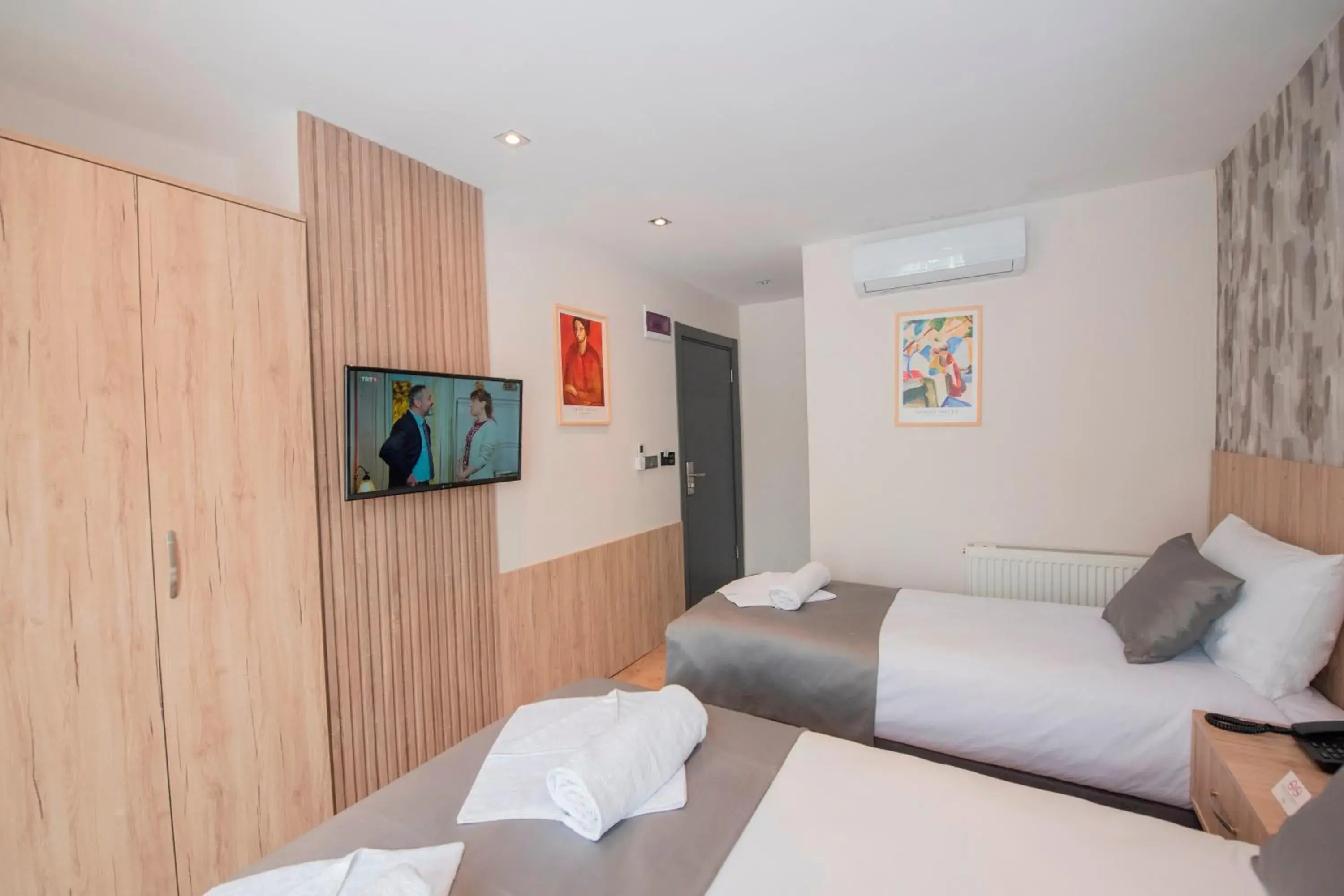 Bed in Mahya Hotel Bed in Mahya Hotel