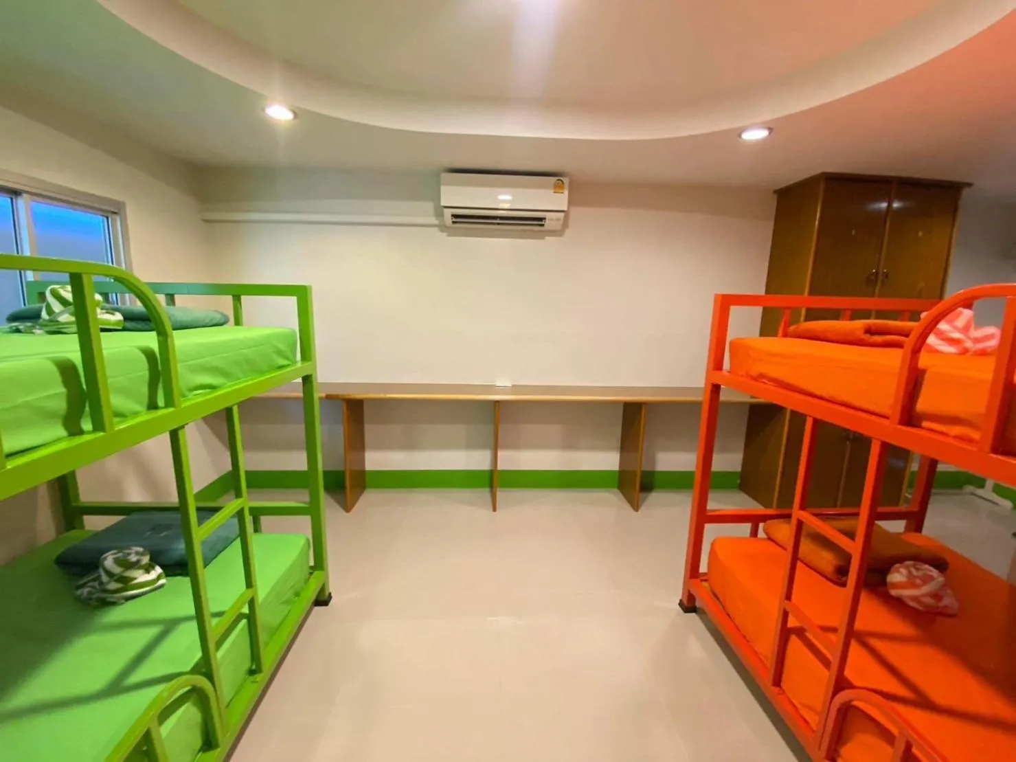 Photo of the whole room, Bed in Lotus Hostel Beach Koh Tao