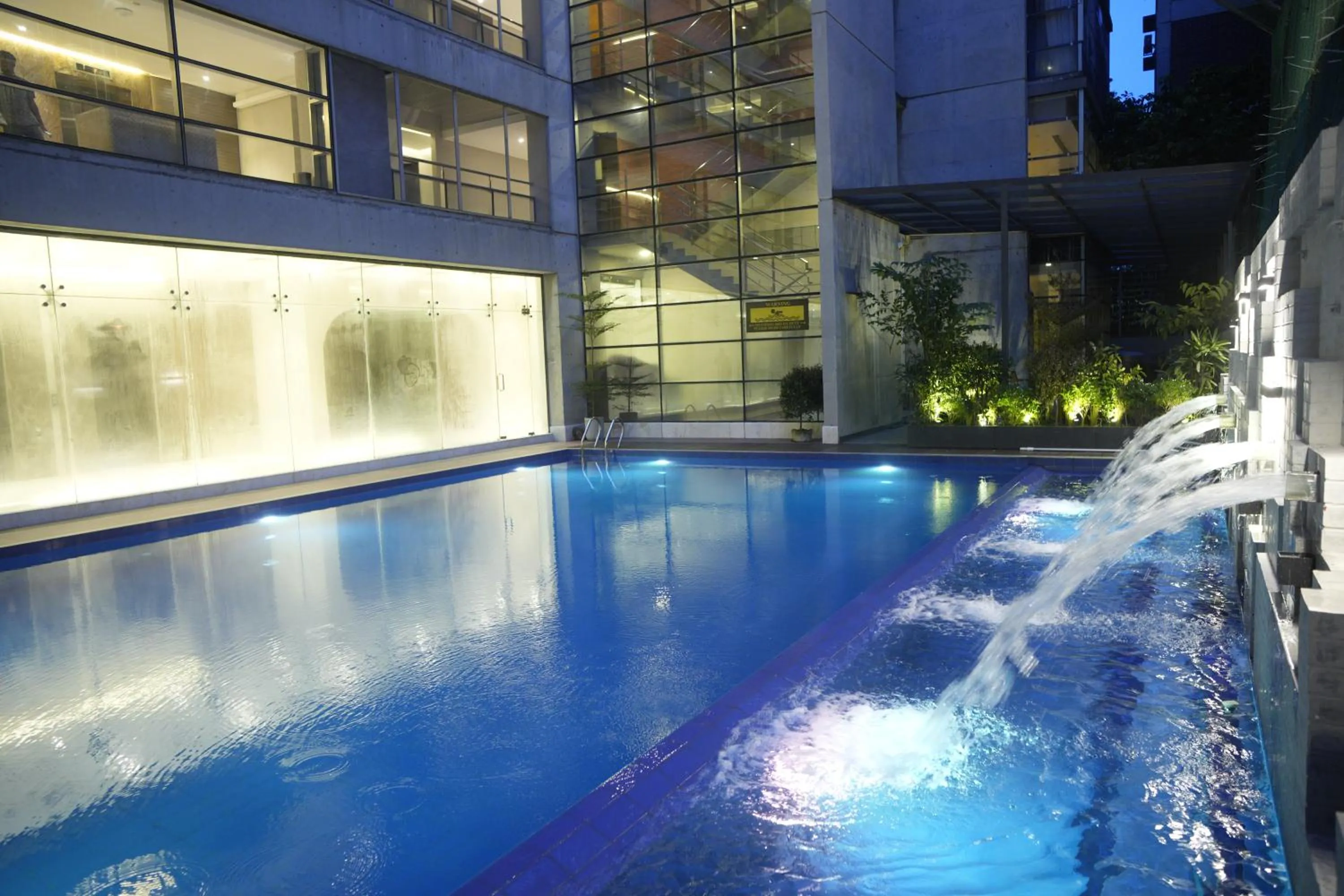 Pool view in Lakeshore Heights