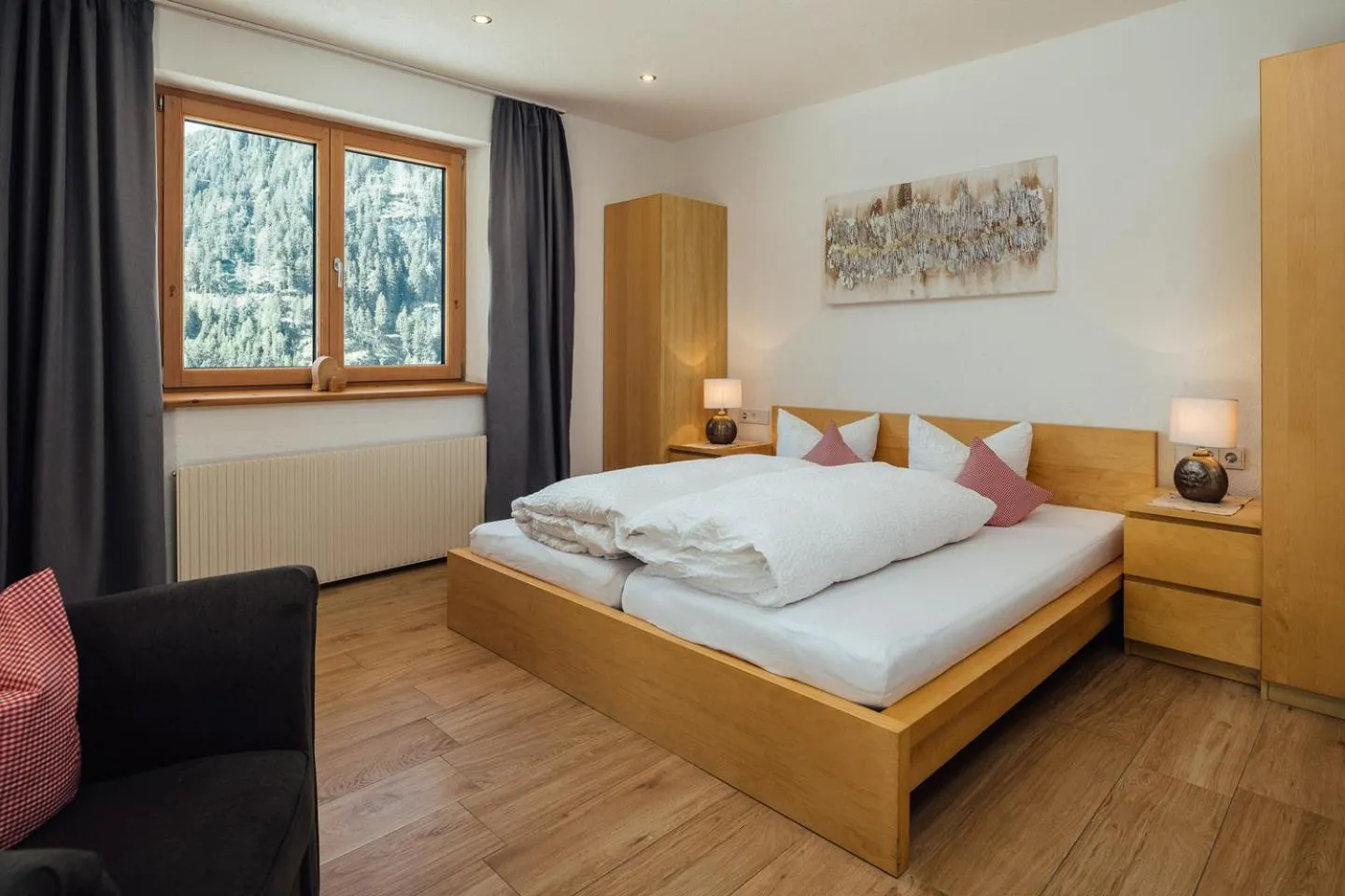 Bedroom, Bed in Haus Piz Lad