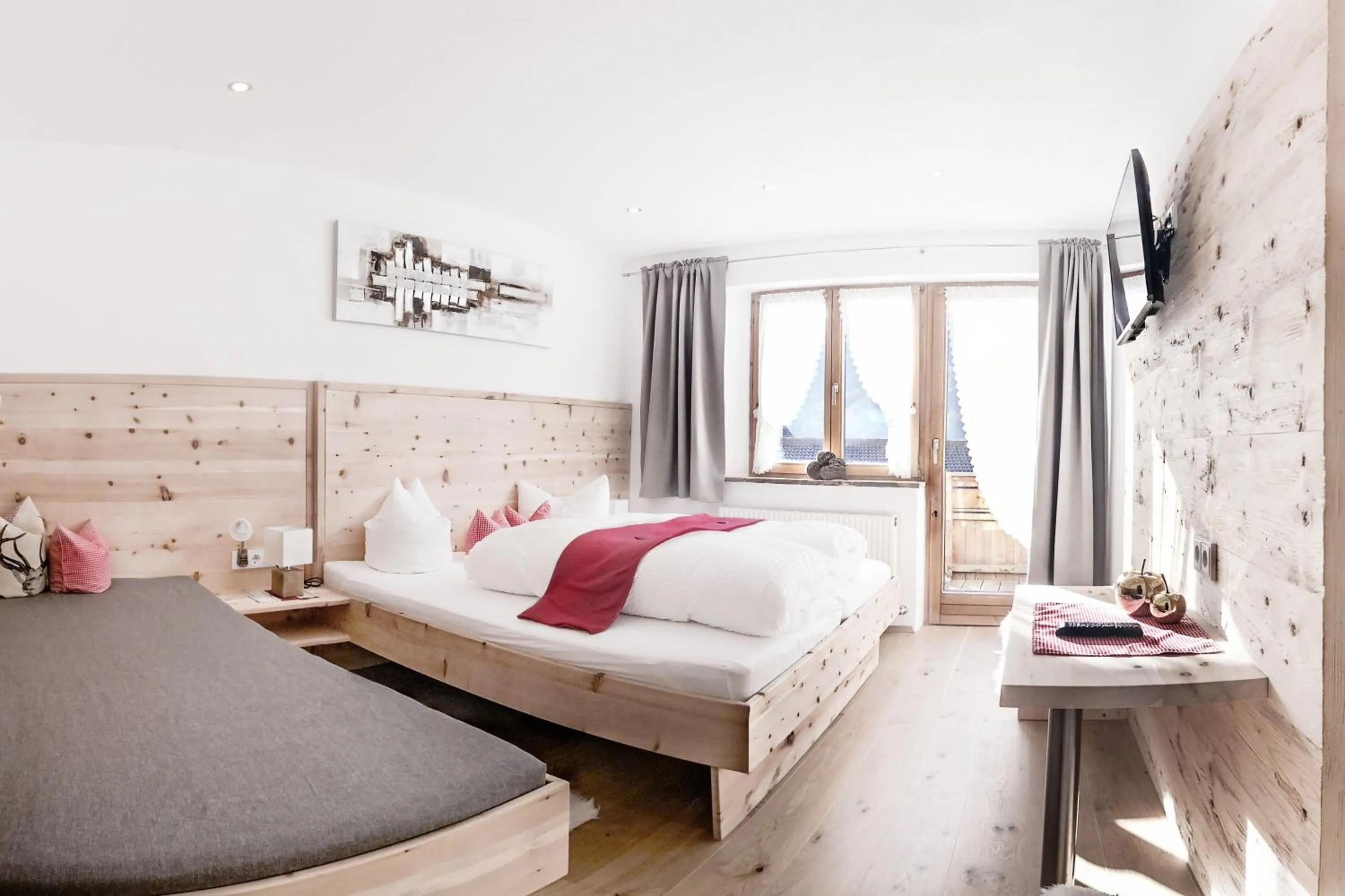 Bedroom, Bed in Haus Piz Lad