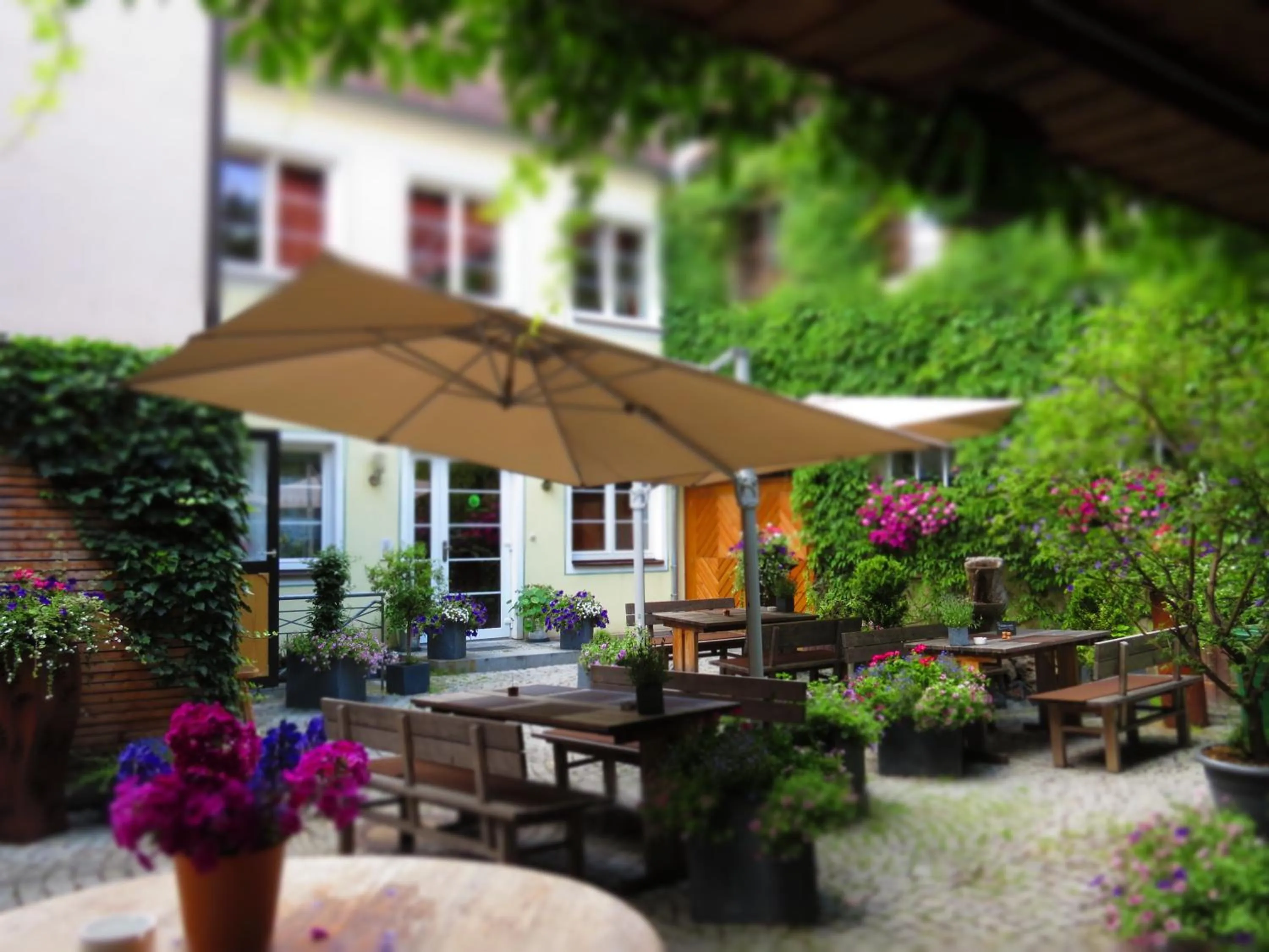 Patio in Gasthof Berghof
