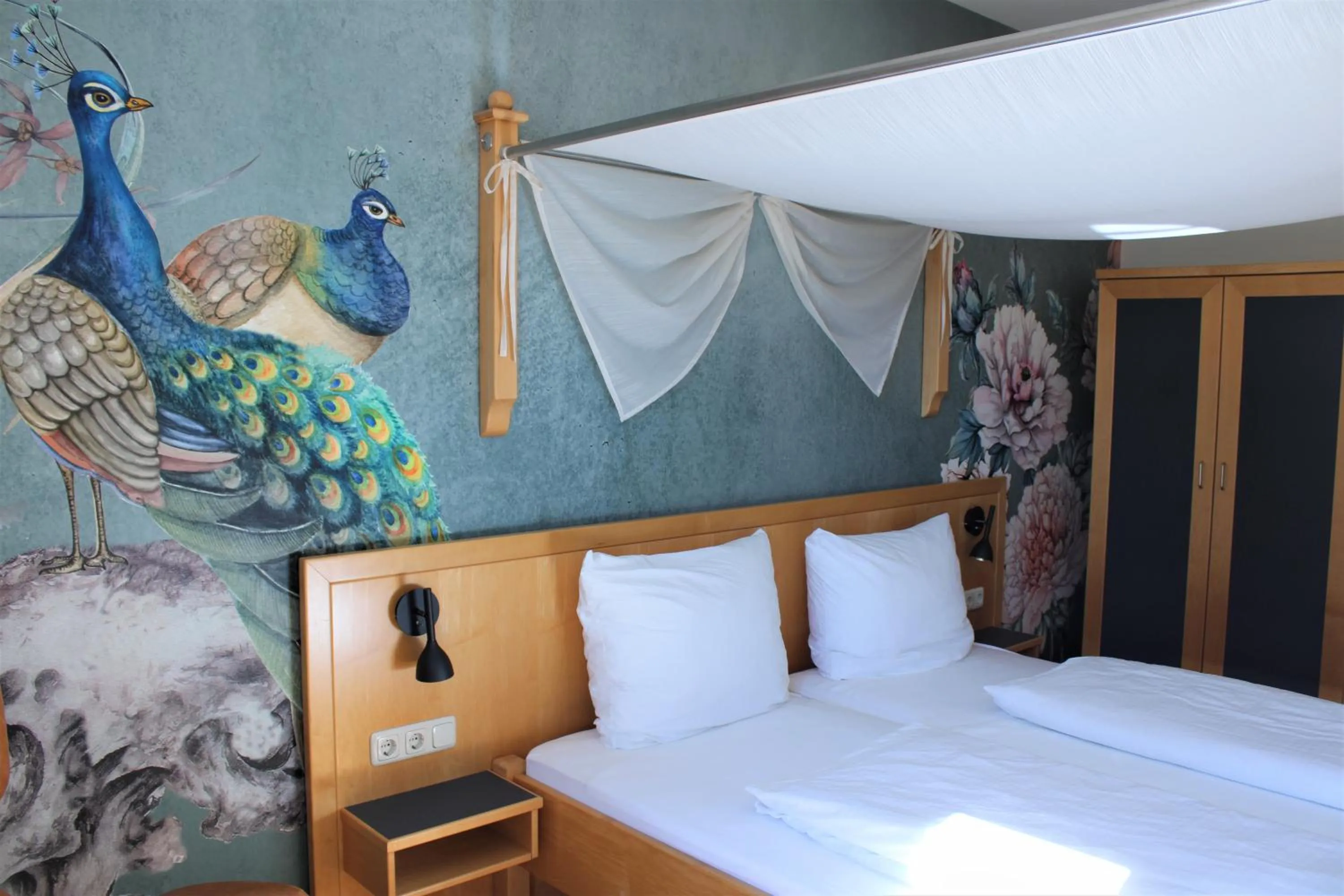 Bedroom, Bed in Gasthof Berghof