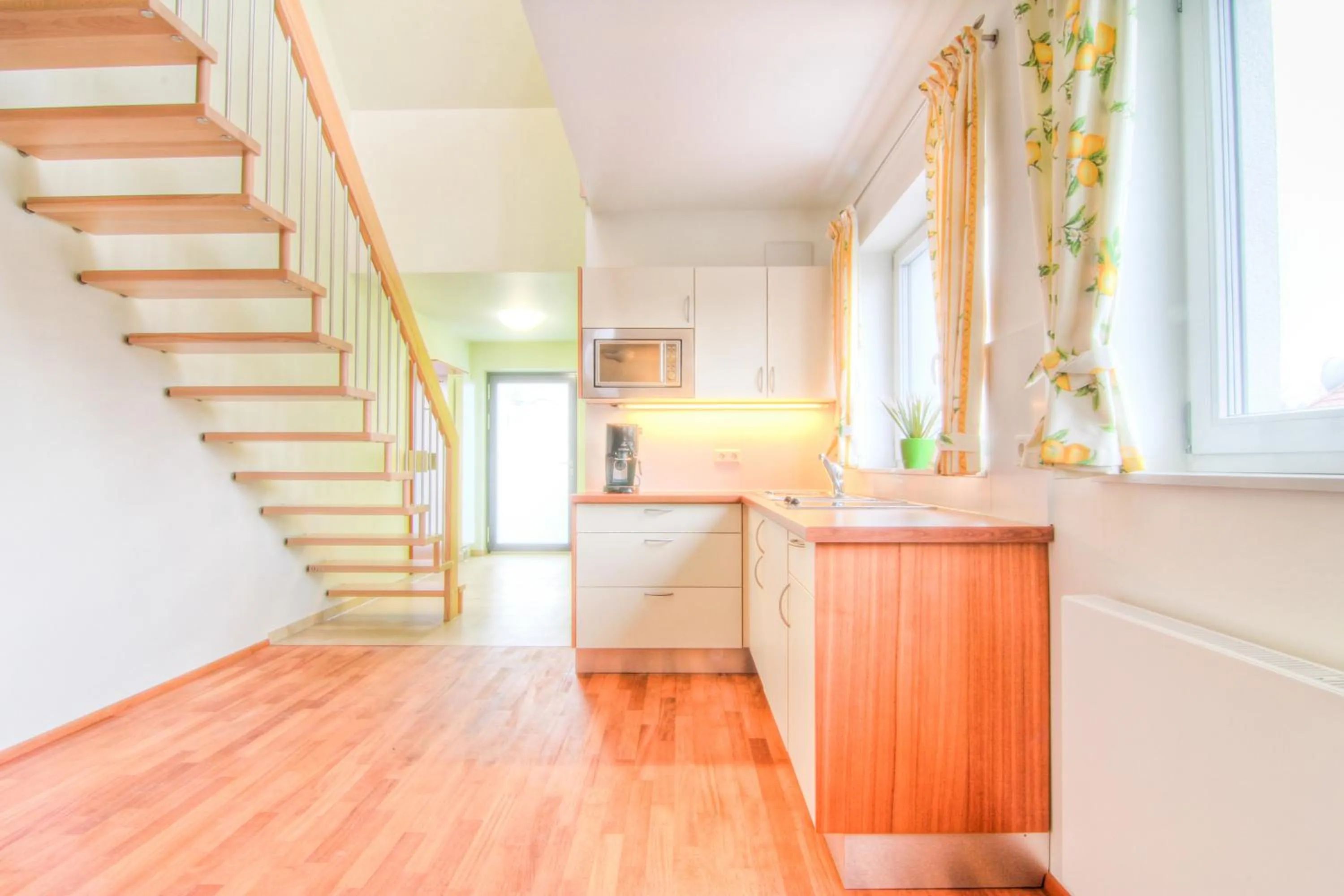 Kitchen or kitchenette in Jungingers Aparthotel