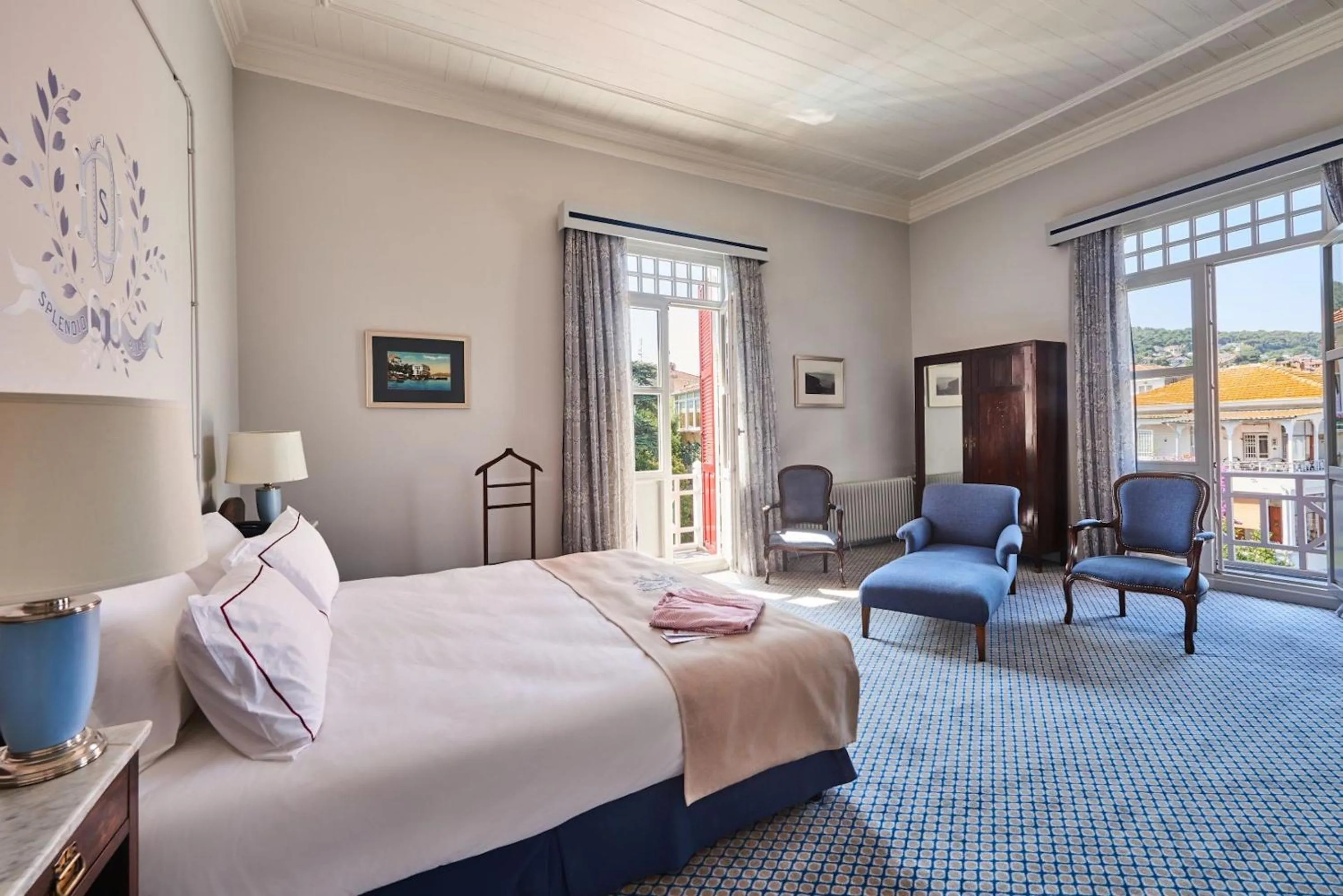 Bed in Büyükada Splendid Palace Hotel