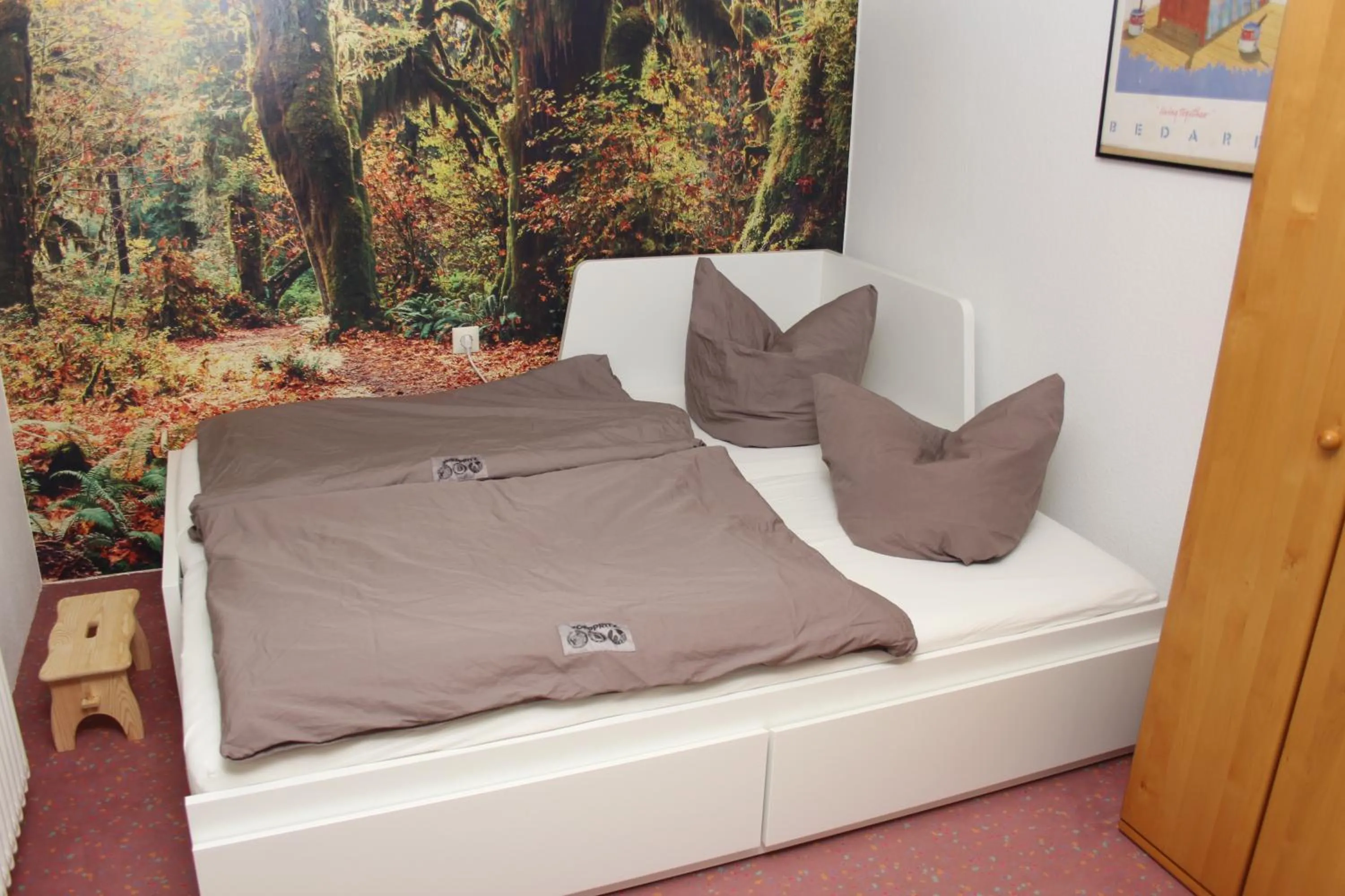 Bedroom, Bed in Haus Rosebud