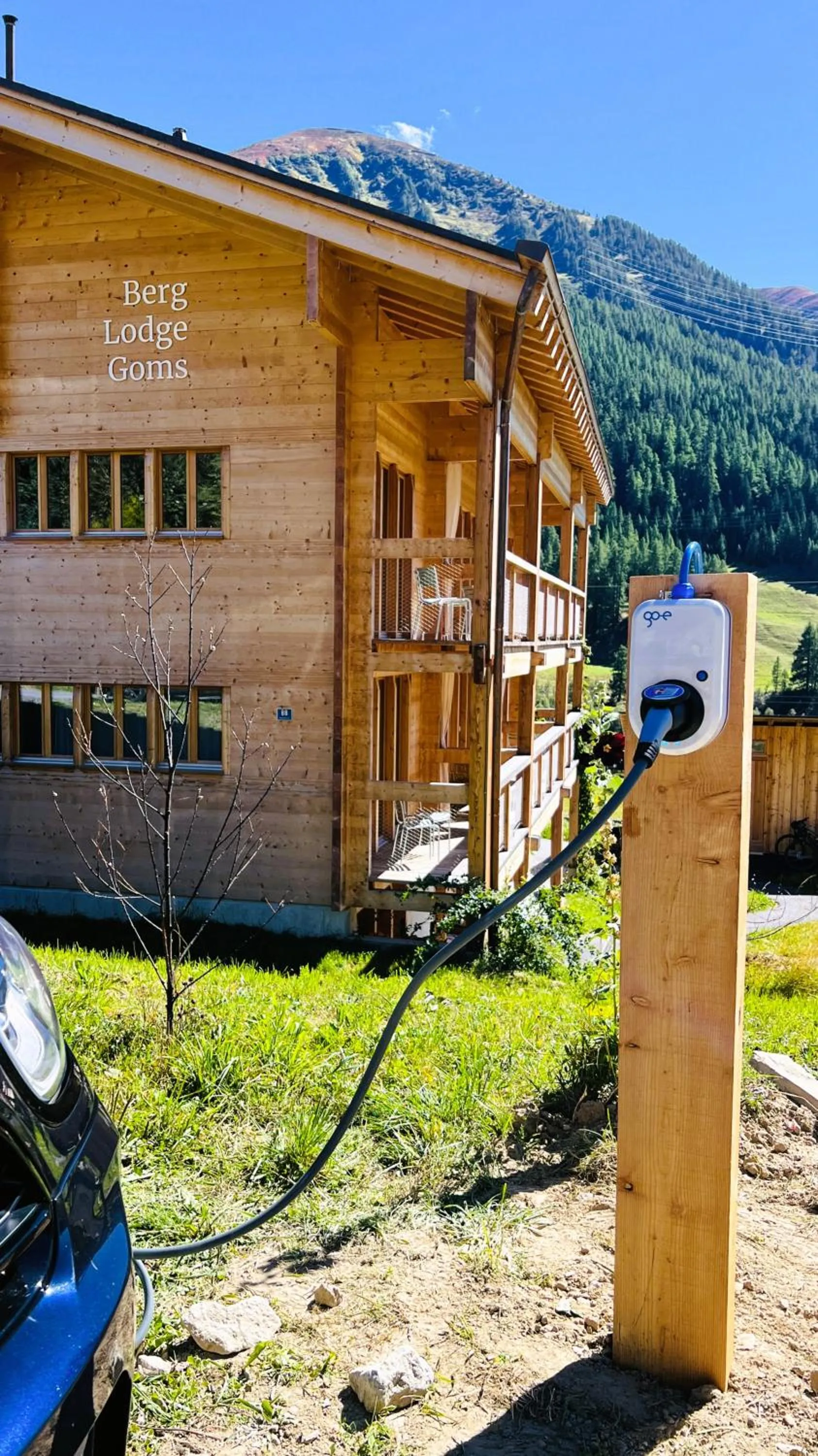 Parking in Berglodge Goms (Hotel)