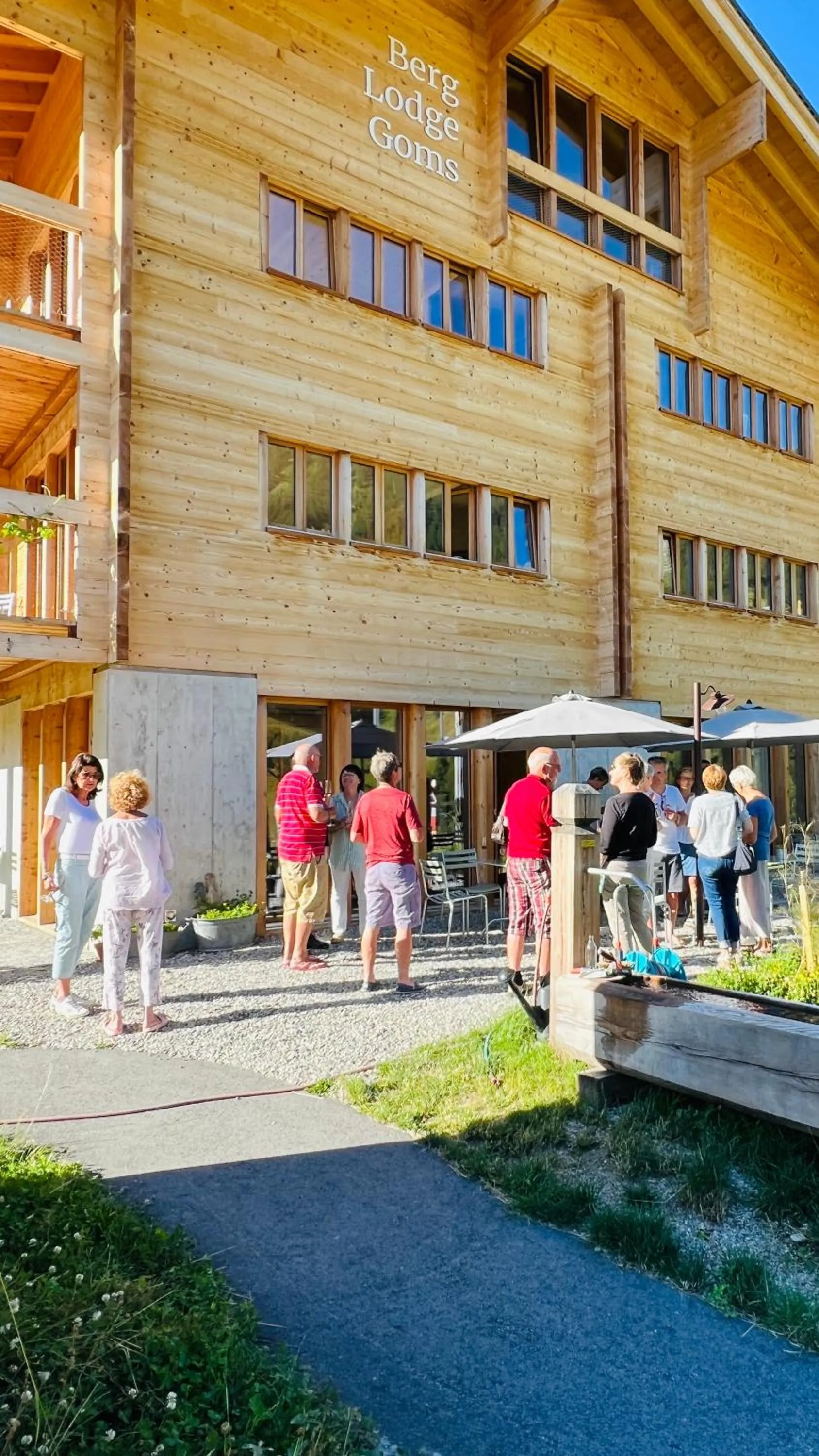 Garden in Berglodge Goms (Hotel)
